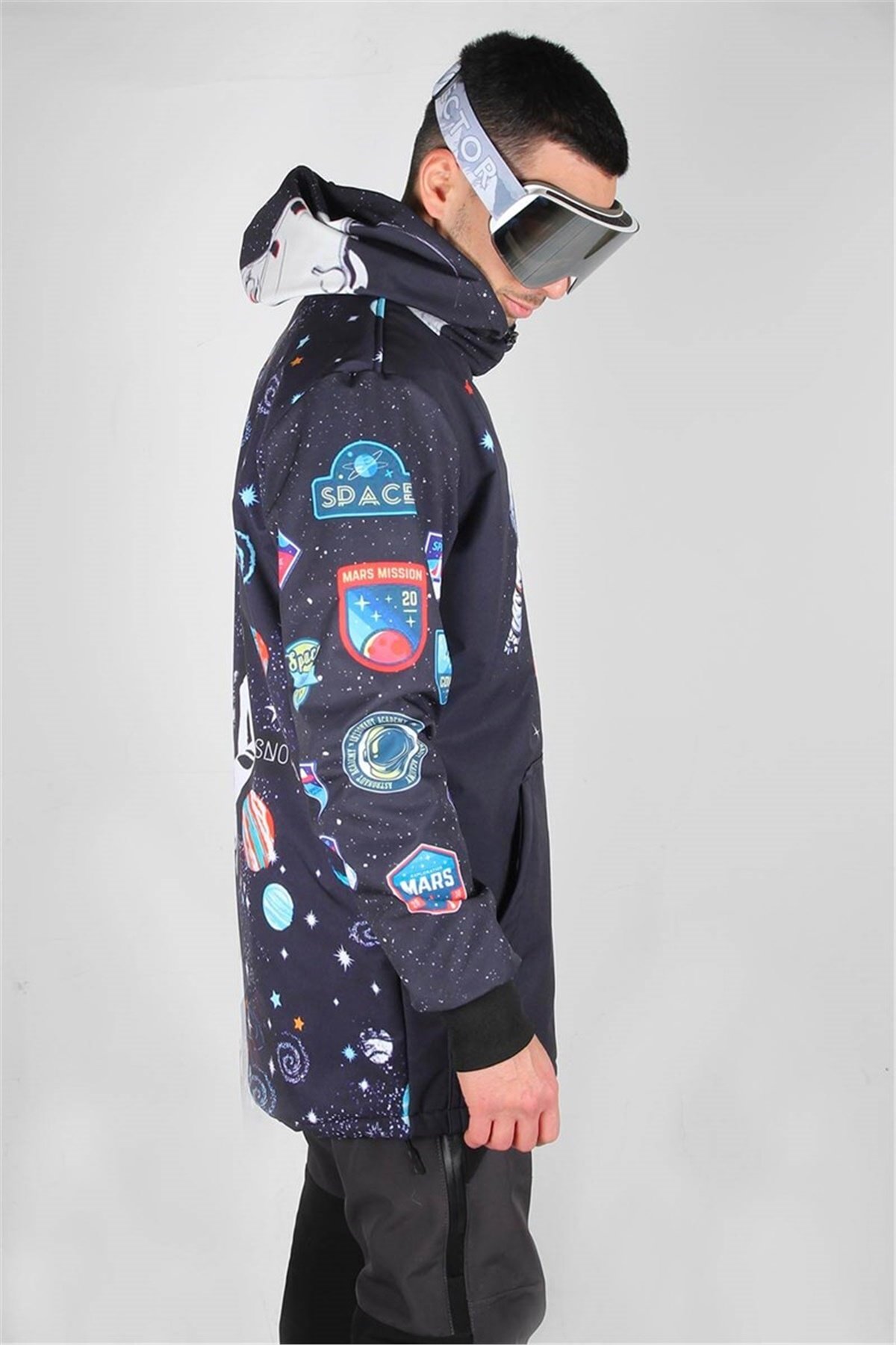 Snowboarding in Space Unisex Snowboard or Ski Jacket