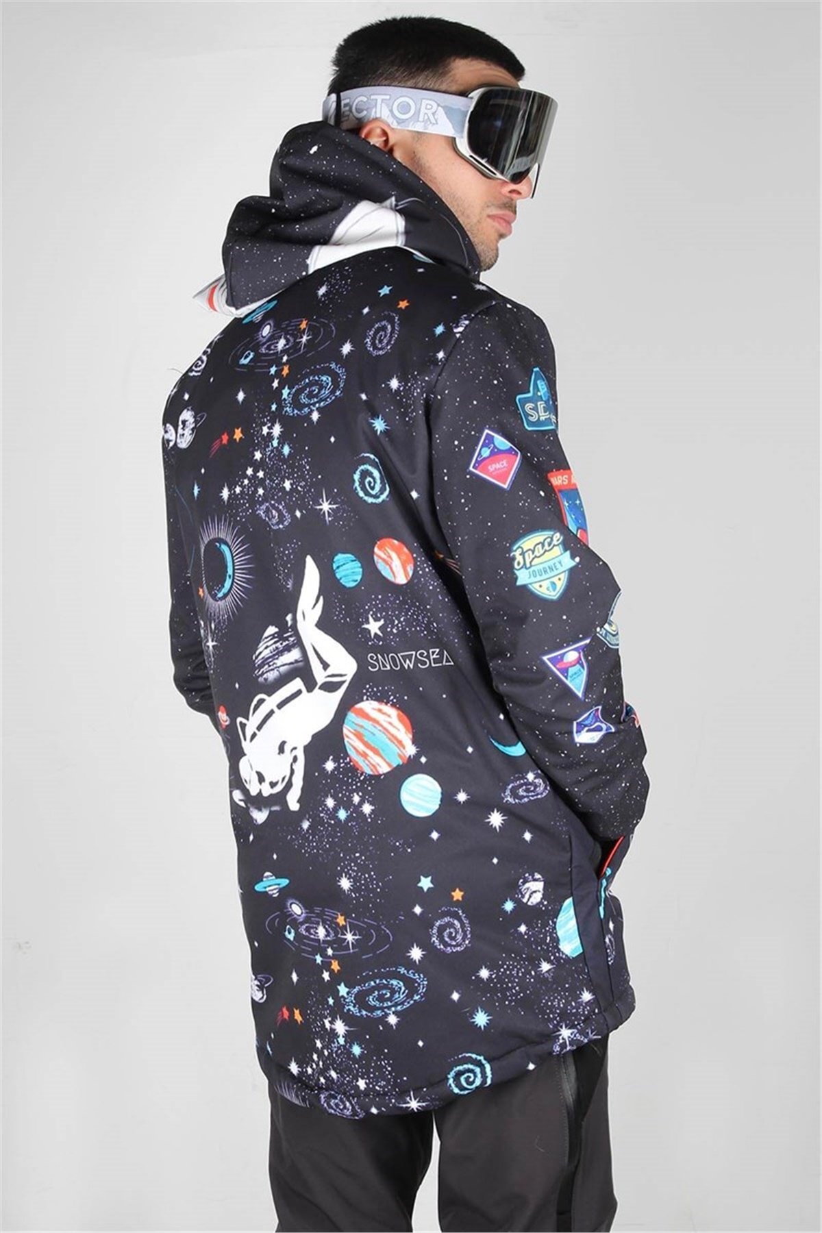 Snowboarding in Space Unisex Snowboard or Ski Jacket