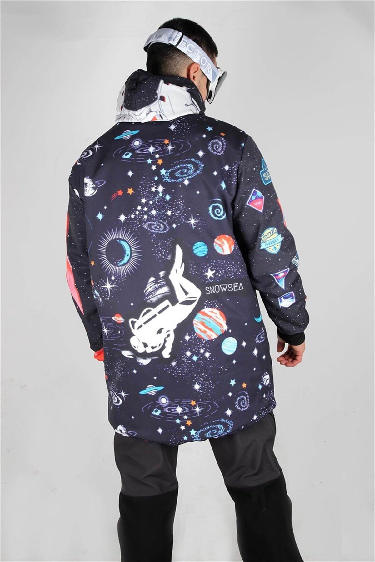 Snowboarding in Space Unisex Snowboard or Ski Jacket