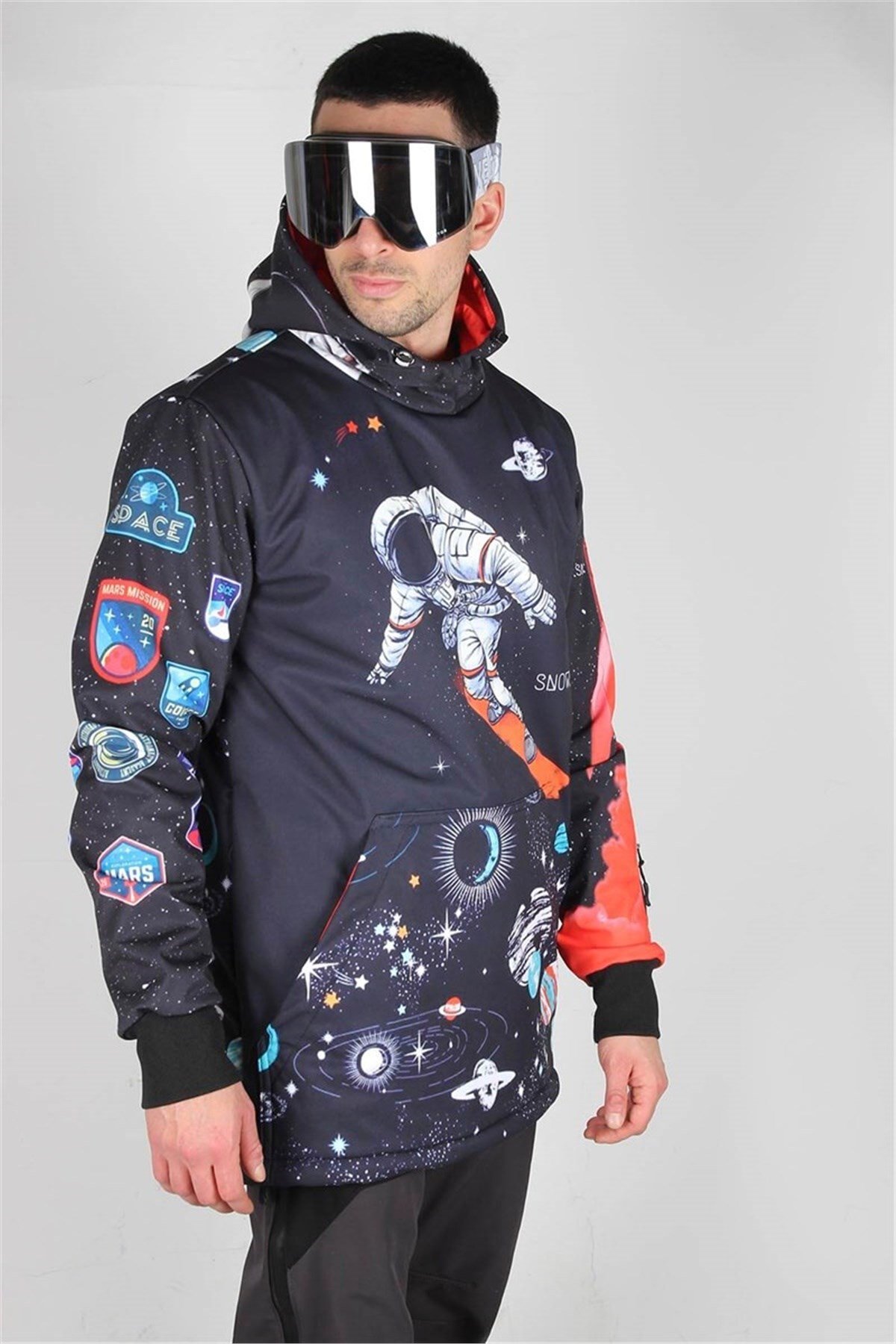Snowboarding in Space Unisex Snowboard or Ski Jacket