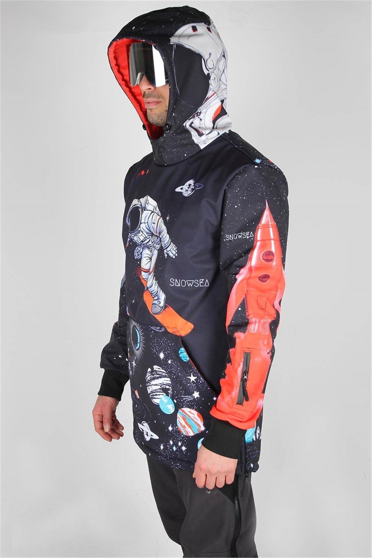 Snowboarding in Space Unisex Snowboard or Ski Jacket