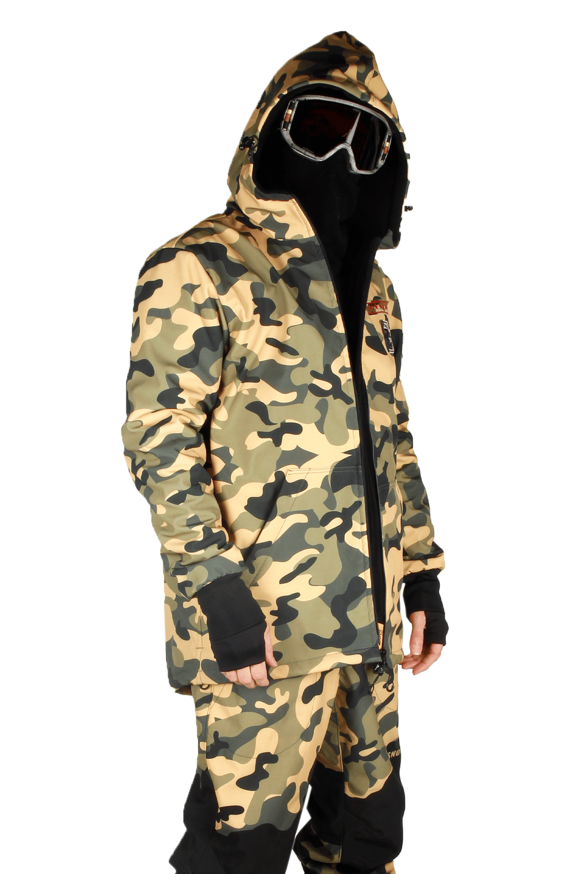 Snowsea Camouflage Kayak Montu, Erkek Kar Montu