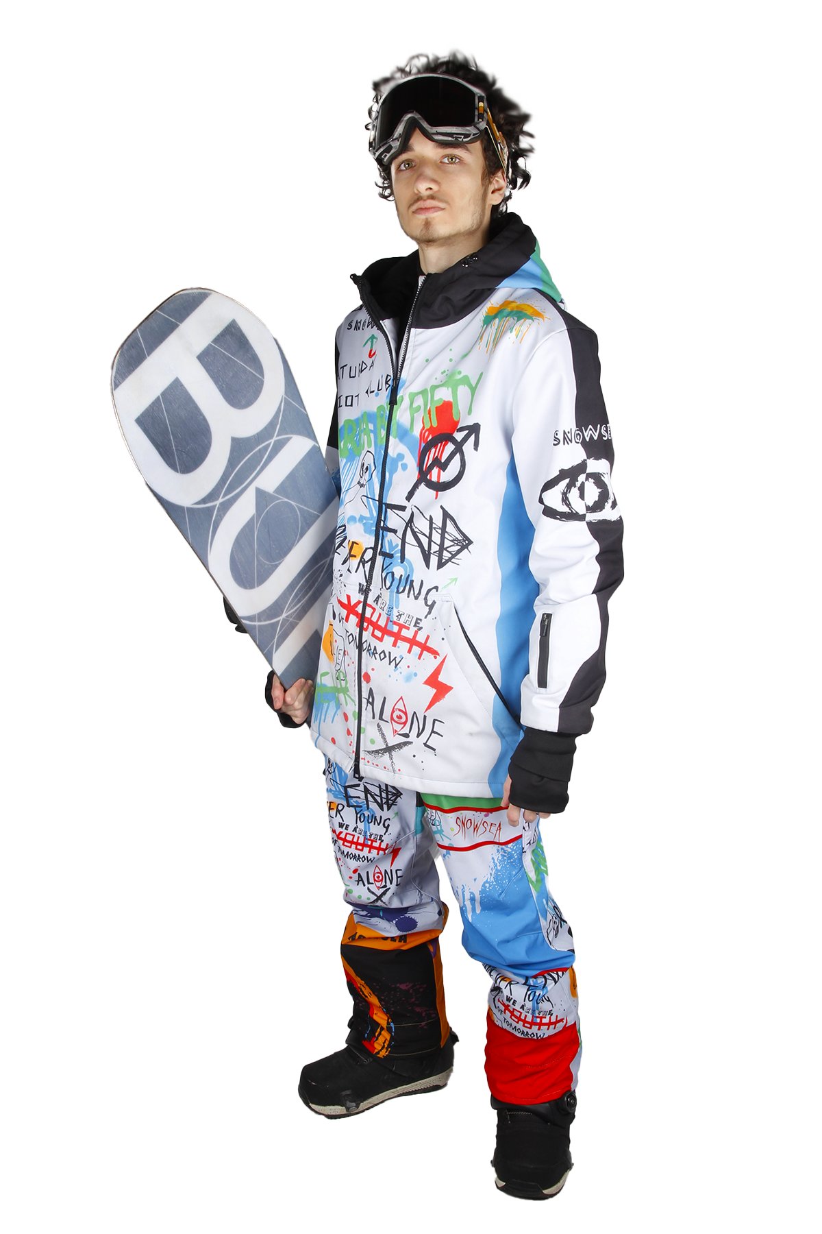Snowsea Chaos In My Head Erkek Kayak & Snowboard Mont ve Pantolon Takımı