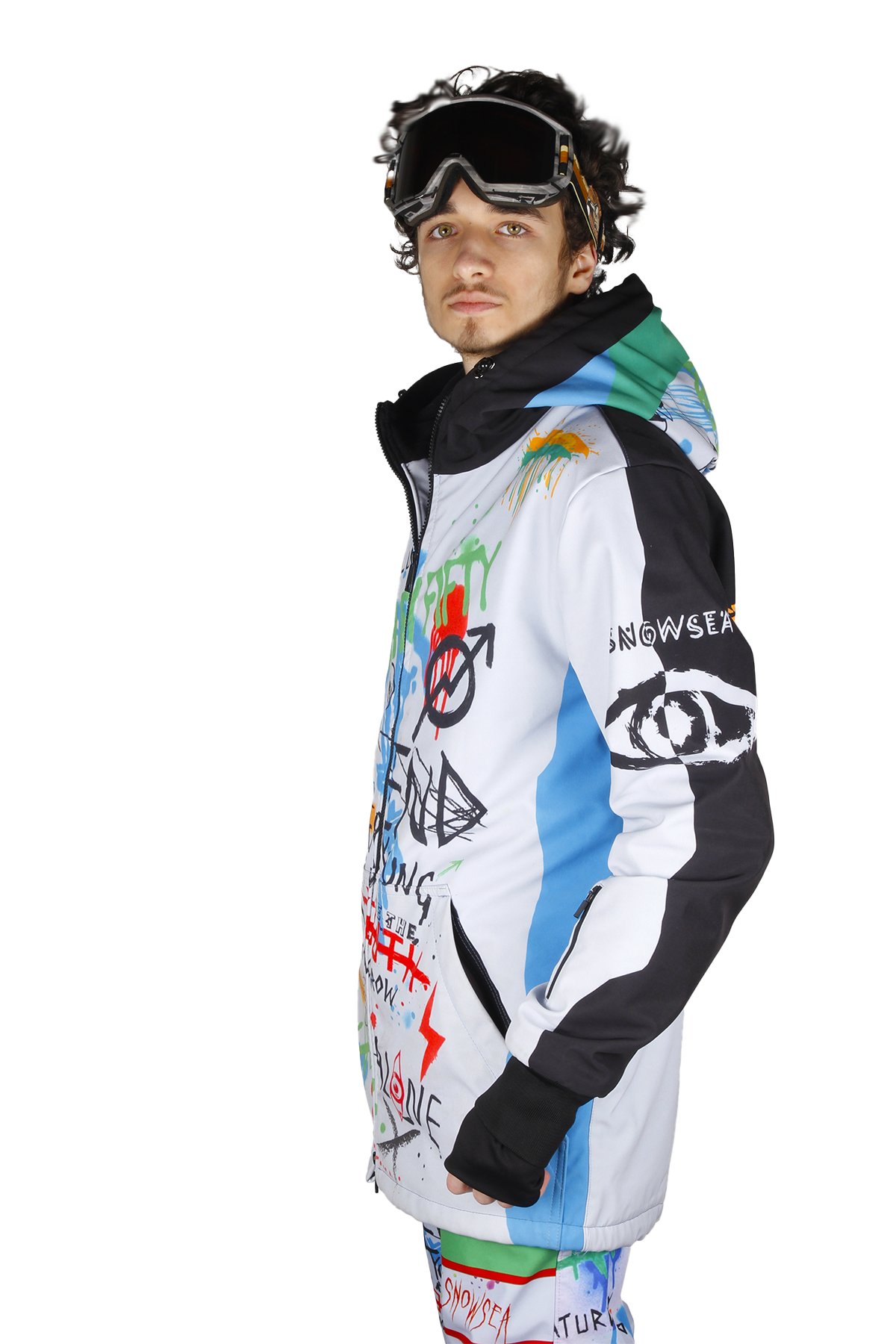 Snowsea Chaos In My Head Erkek Kayak & Snowboard Montu sağ yan