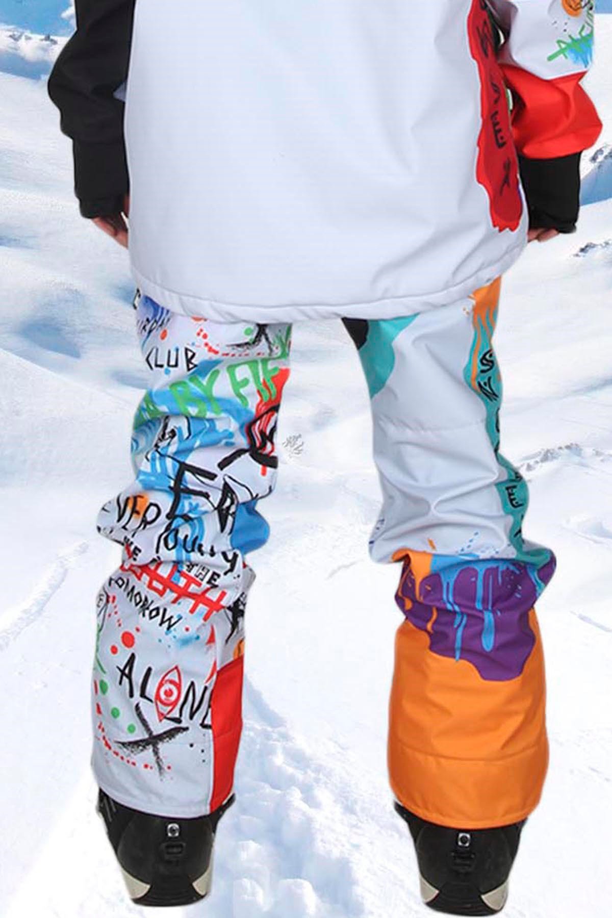 Snowsea Chaos In My Head Erkek Snowboard ve Kayak Mont - Pantolon Takımı