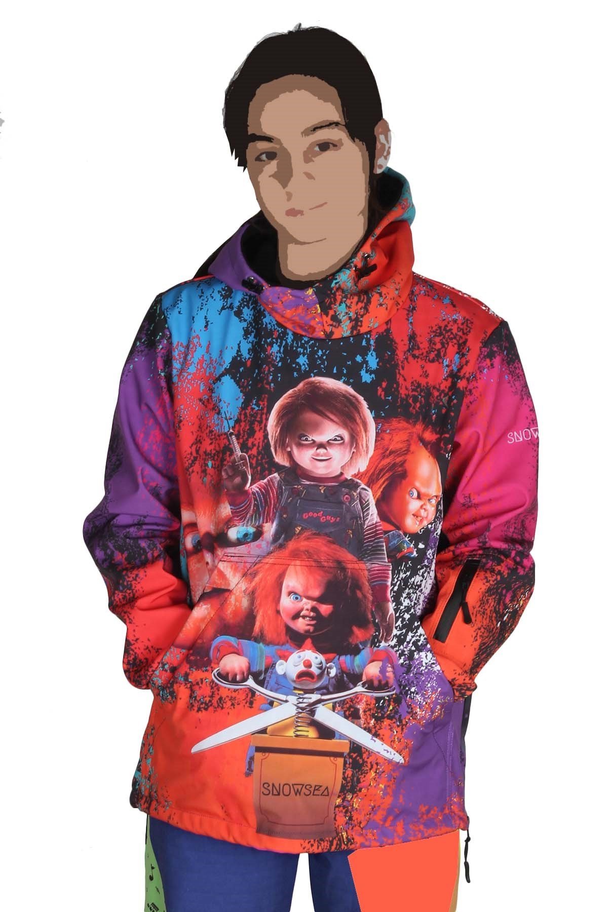 Snowsea Chucky Tasarım Kız Çocuk Snowboard & Kayak Montu SS7734