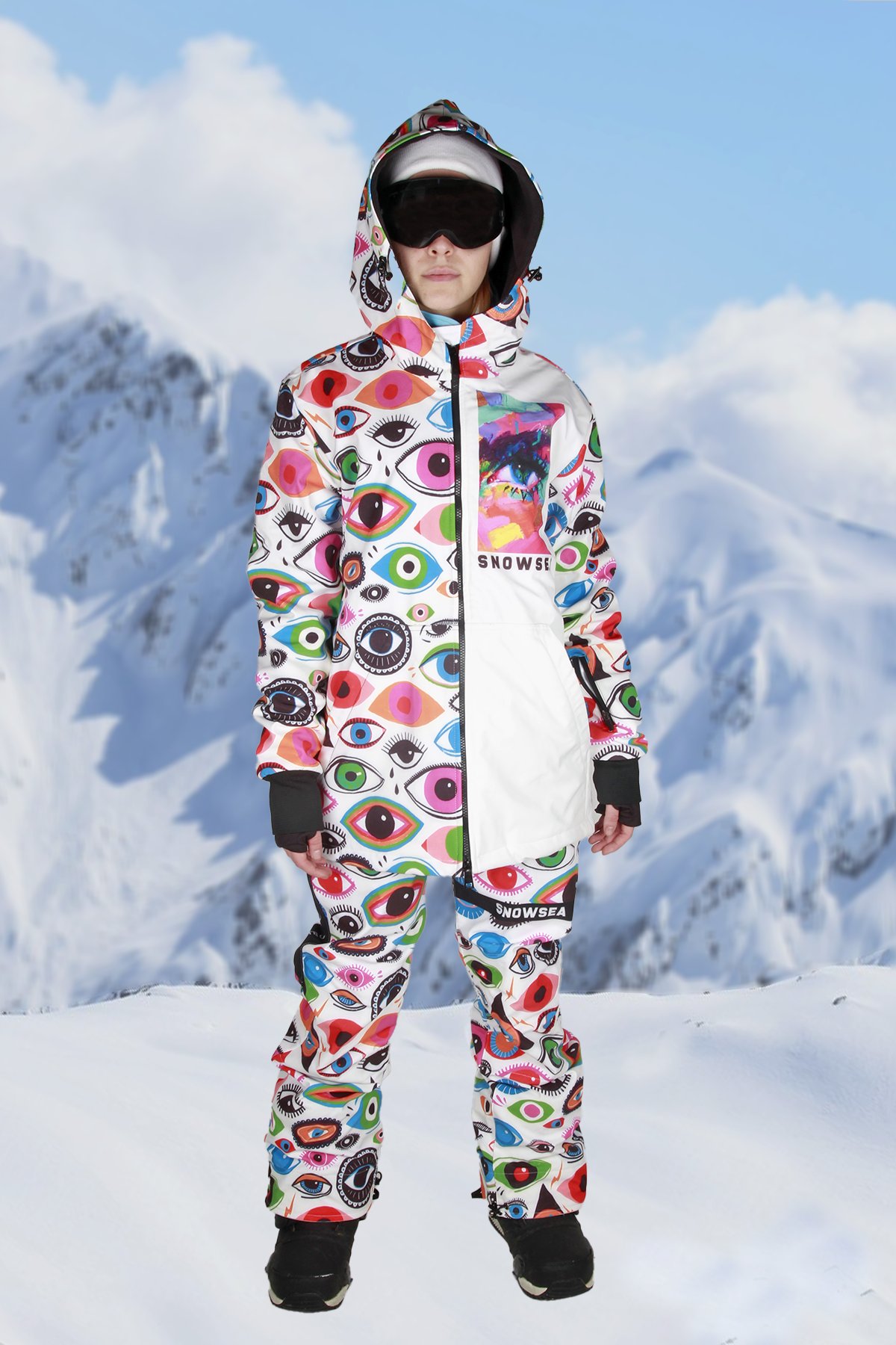 Snowsea Eyes Kadın Kayak & Snowboard Mont ve Pantolon Takımı
