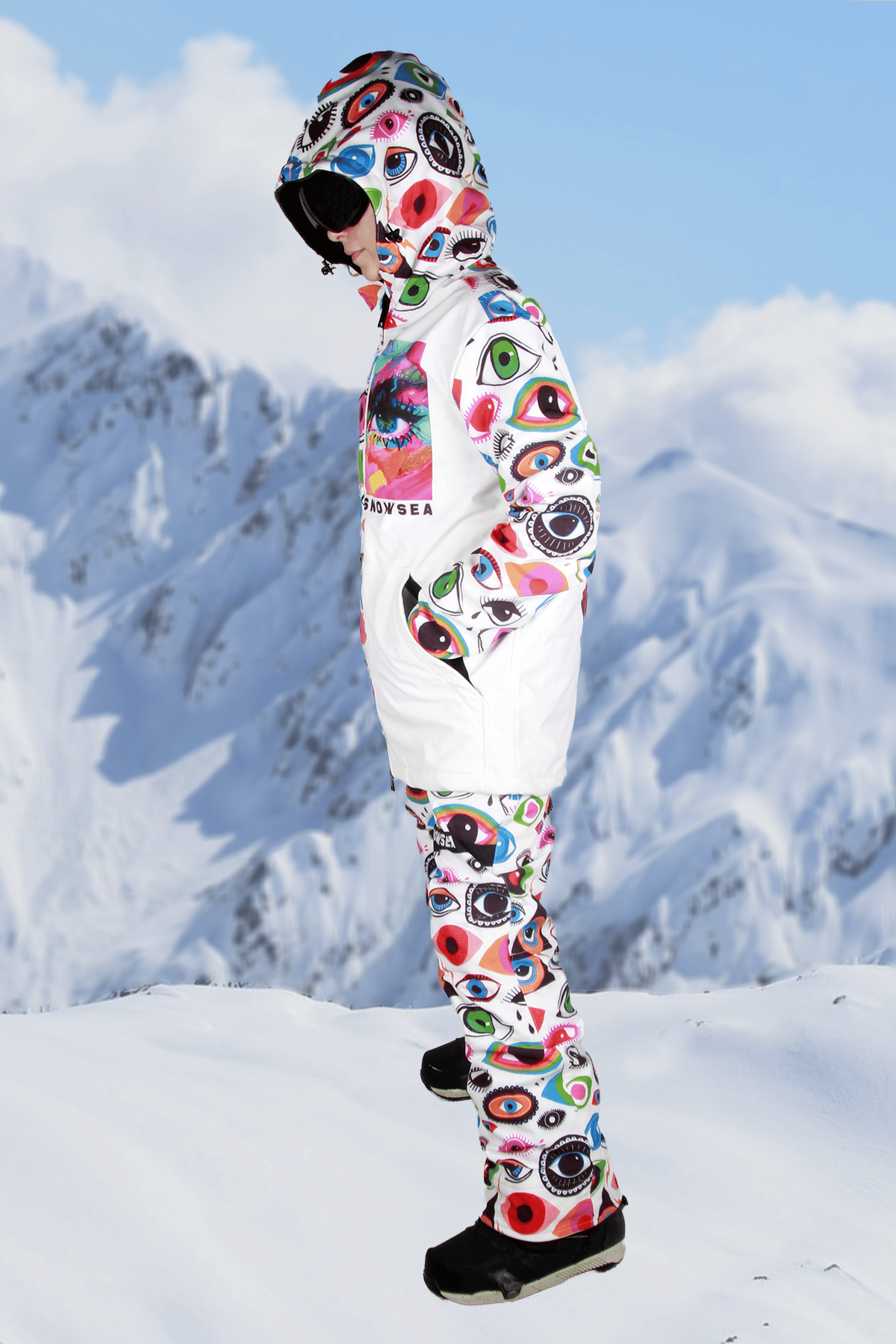 Snowsea Eyes Kadın Kayak & Snowboard Mont ve Pantolon Takımı
