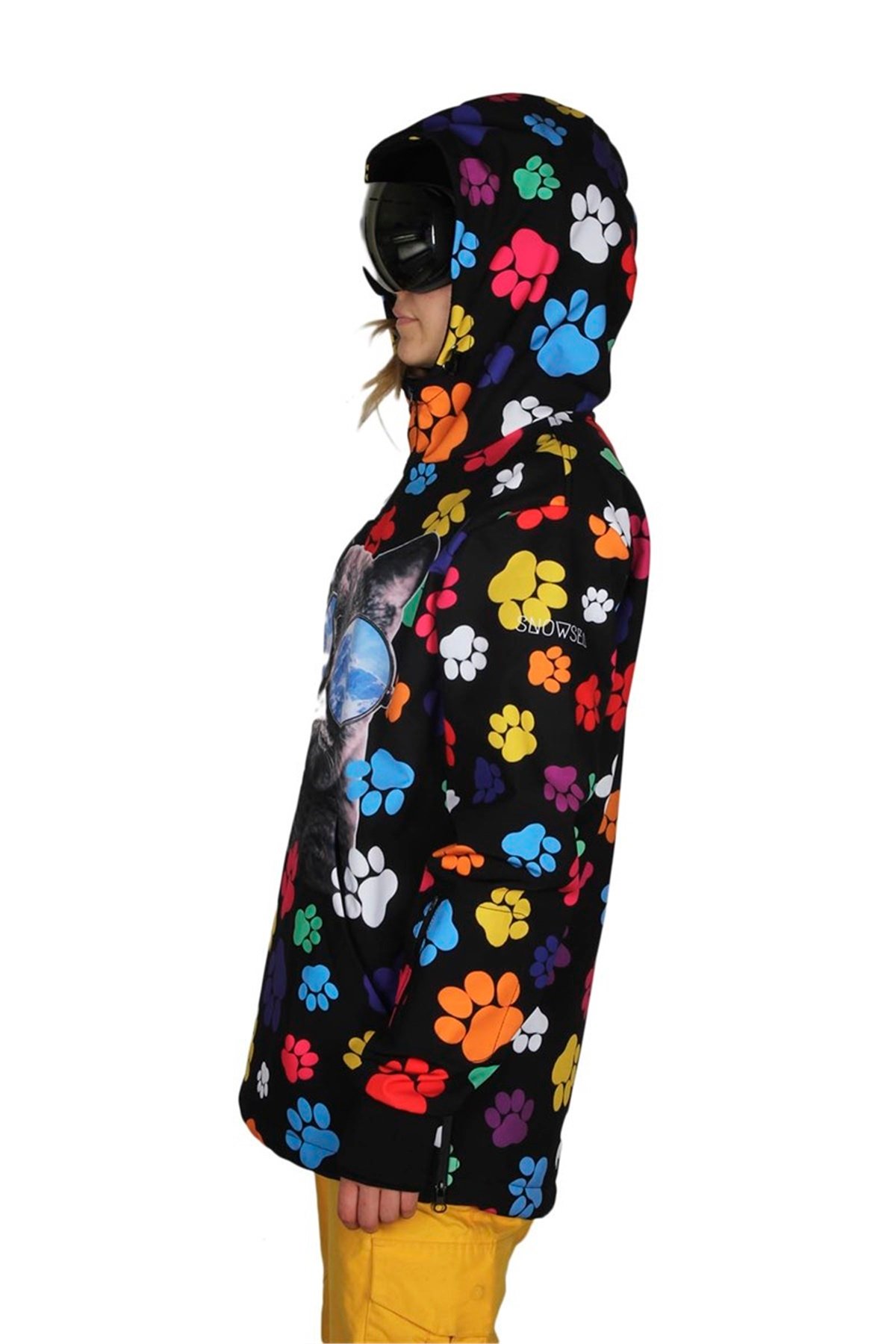 Snowsea Kız Çocuk Kayak Montu, Kedi Patili Çocuk Snowboard Montu SS15
