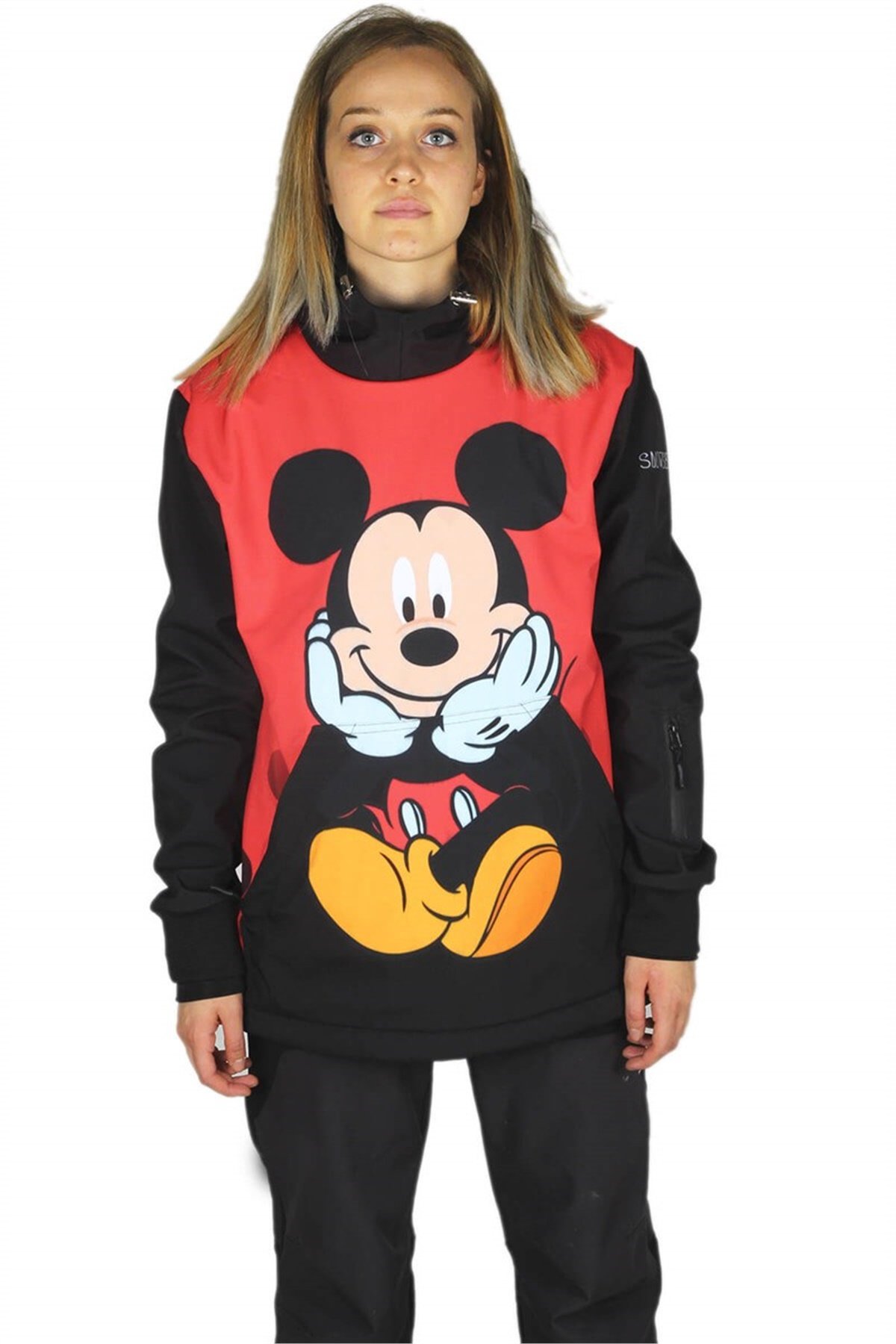 Snowsea Mickey Mouse Kırmızı Snowboard ve Kayak Montu SS7671-3