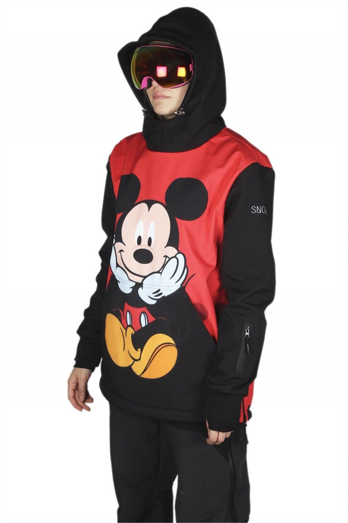 Snowsea Mickey Mouse Kırmızı Snowboard ve Kayak Montu SS7671-3