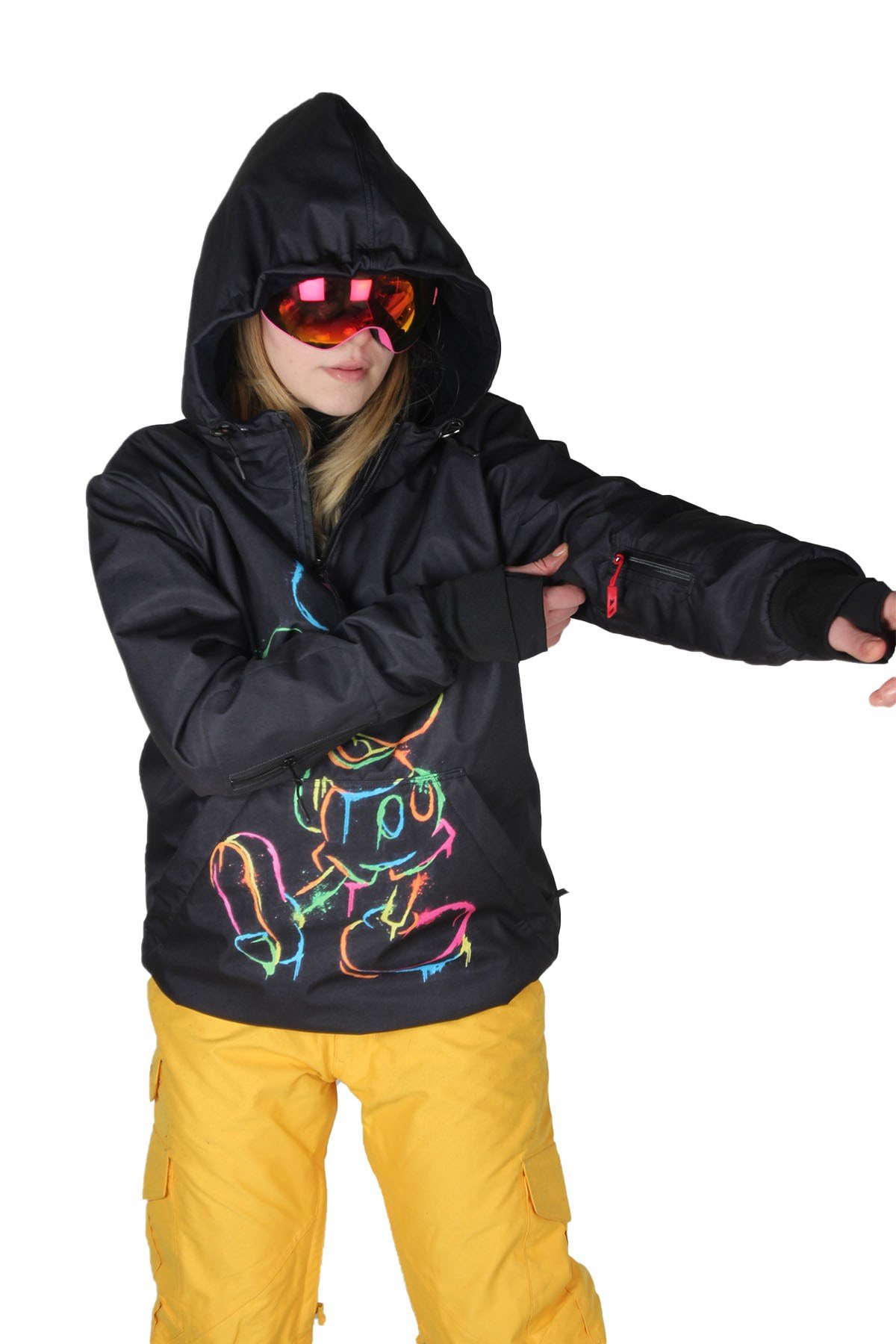 Snowsea Mouse SS7804 Kadın Kayak Montu, 1. Kalite Snowboard Montu