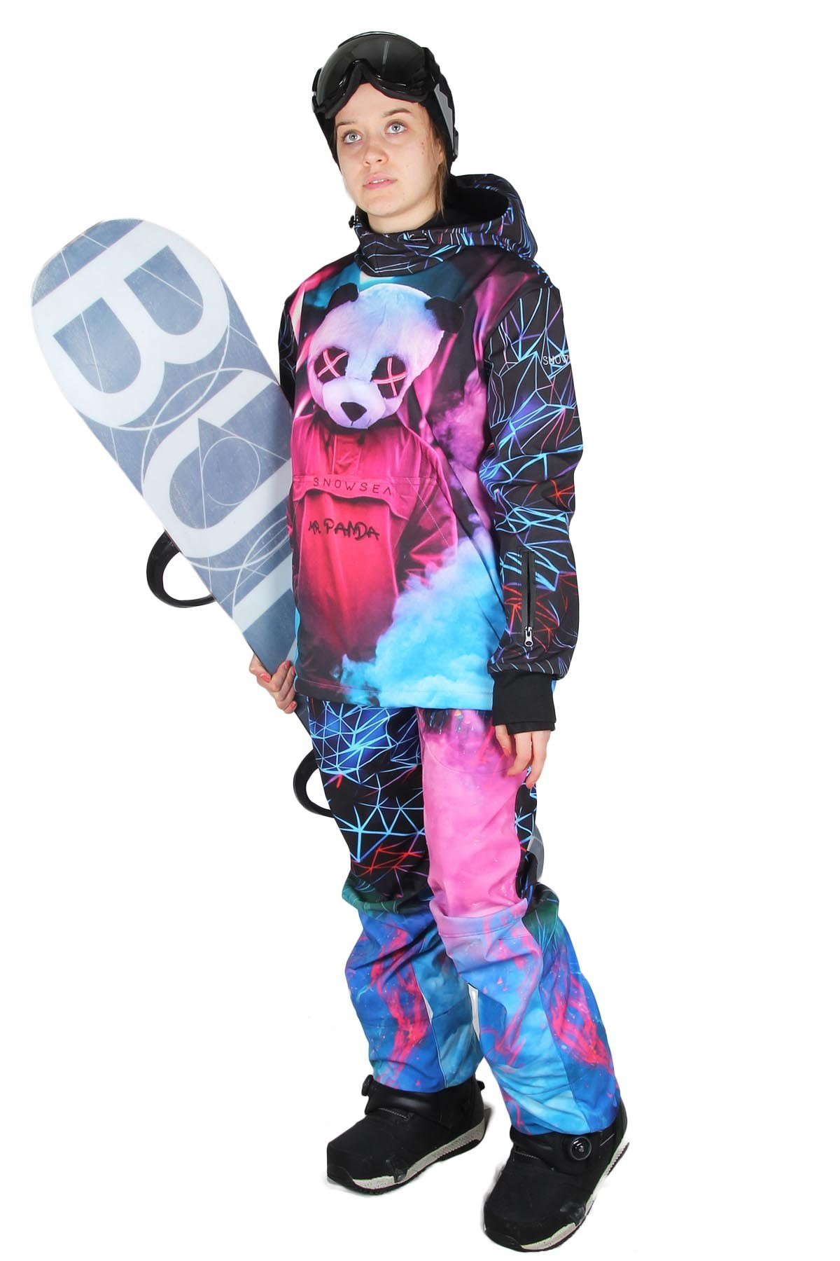 Snowsea Mr. Panda Kayak ve SNowboard Mont ve Pantolon Takımı SST1111