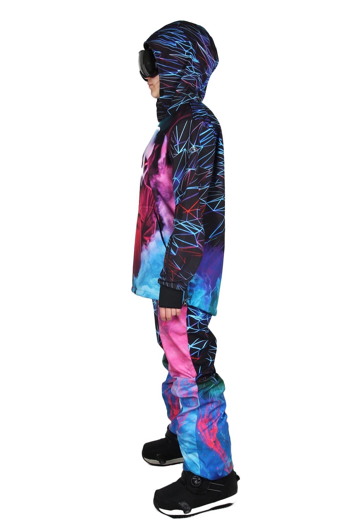 Snowsea Mr. Panda Kayak ve SNowboard Mont ve Pantolon Takımı SST1111