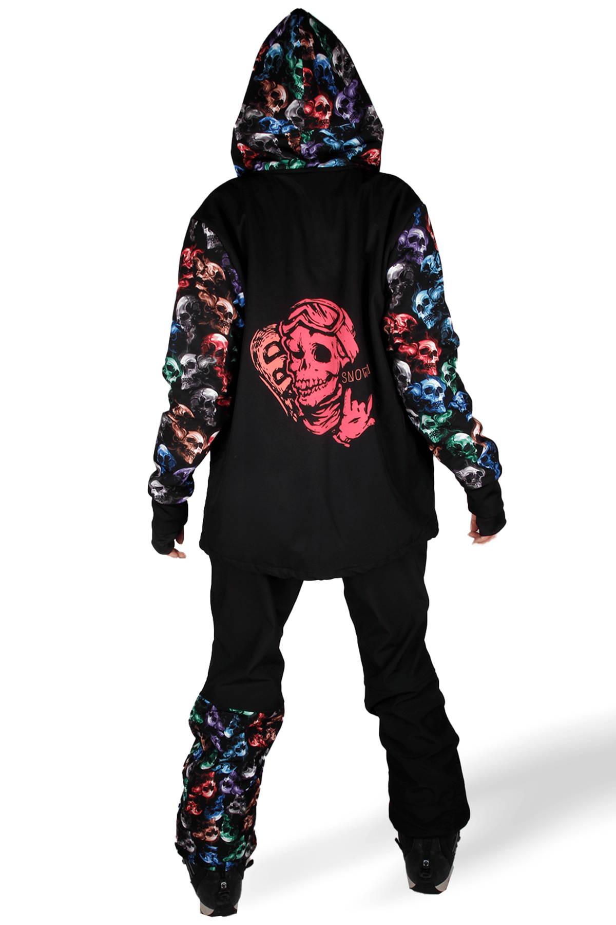 Snowsea Original Skull Snowboard Mont ve Pantolon Takımı