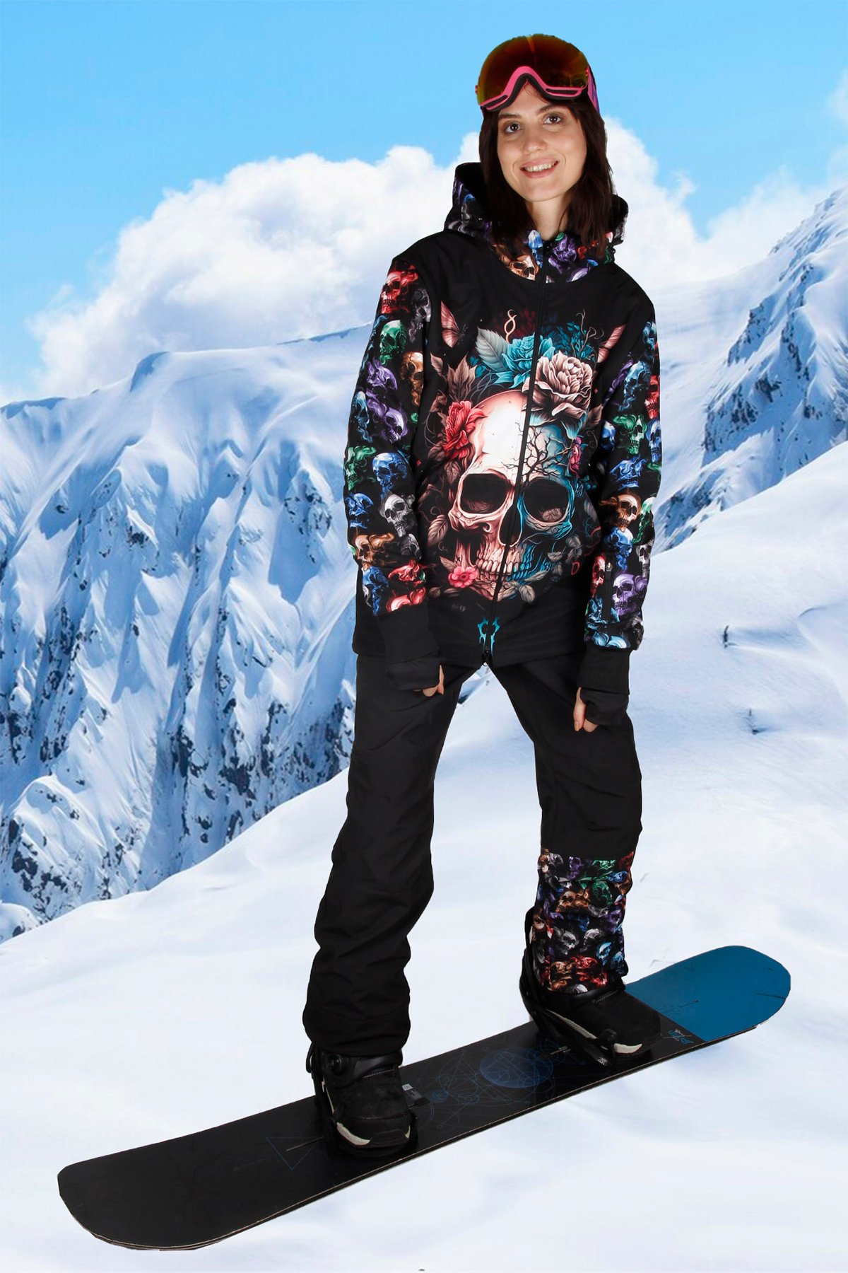 Snowsea Original Skull Snowboard Montu