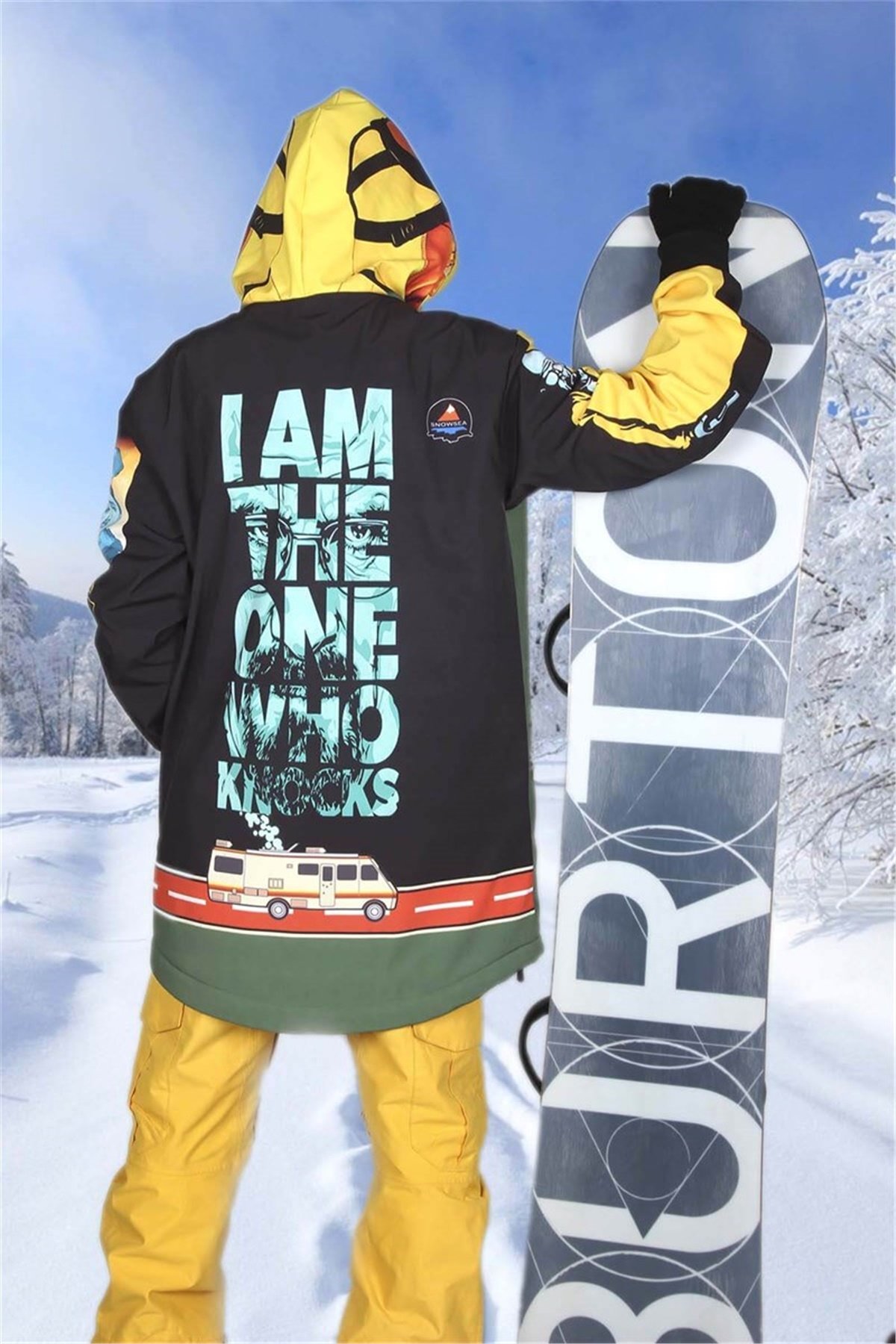 Snowsea SS5590 Breaking Bad Kadın Kayak Montu, Snowboard Montu