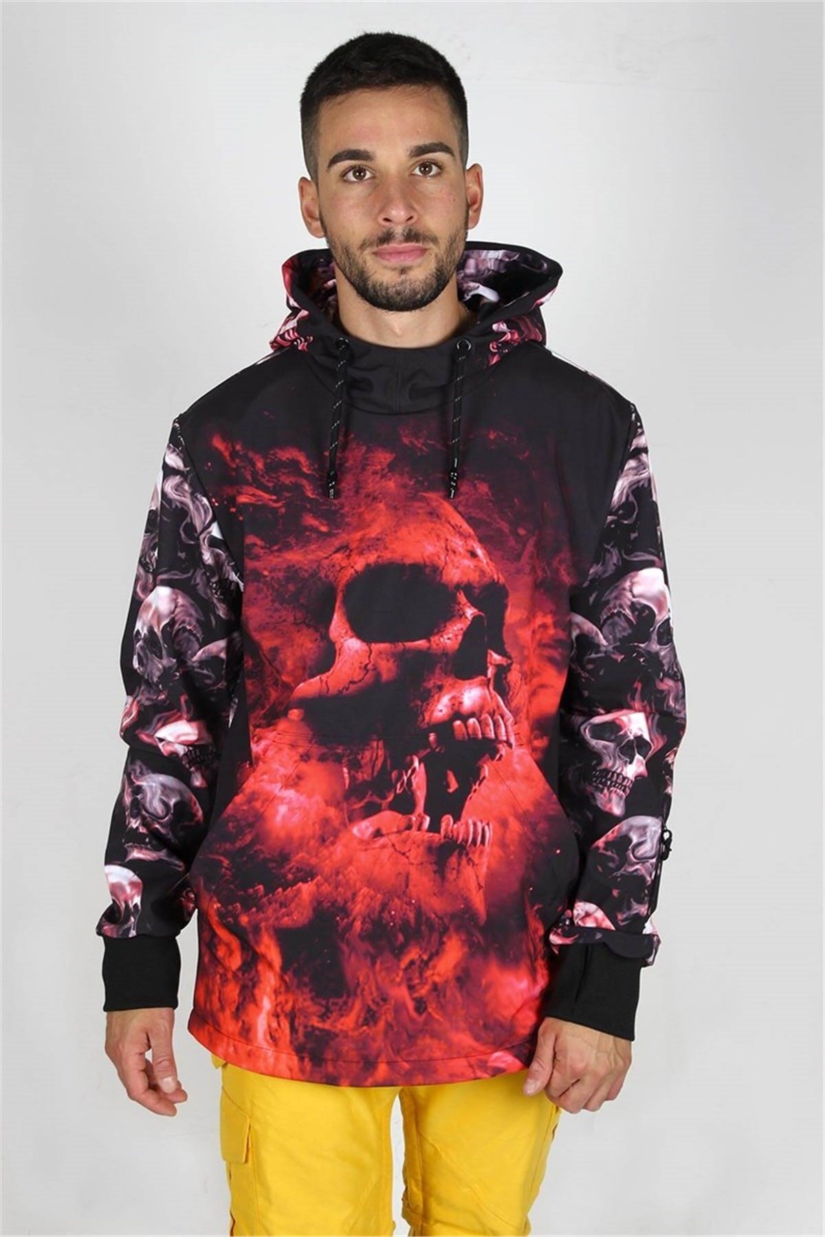 Snowsea SS5598 Kar Montu, Dark Skull Snowboard ve Kayak Montu