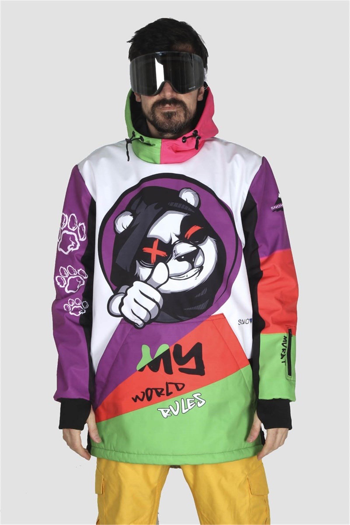 Snowsea SS7640-1 My World My Rules Snowsea Panda Snowboard Montu 