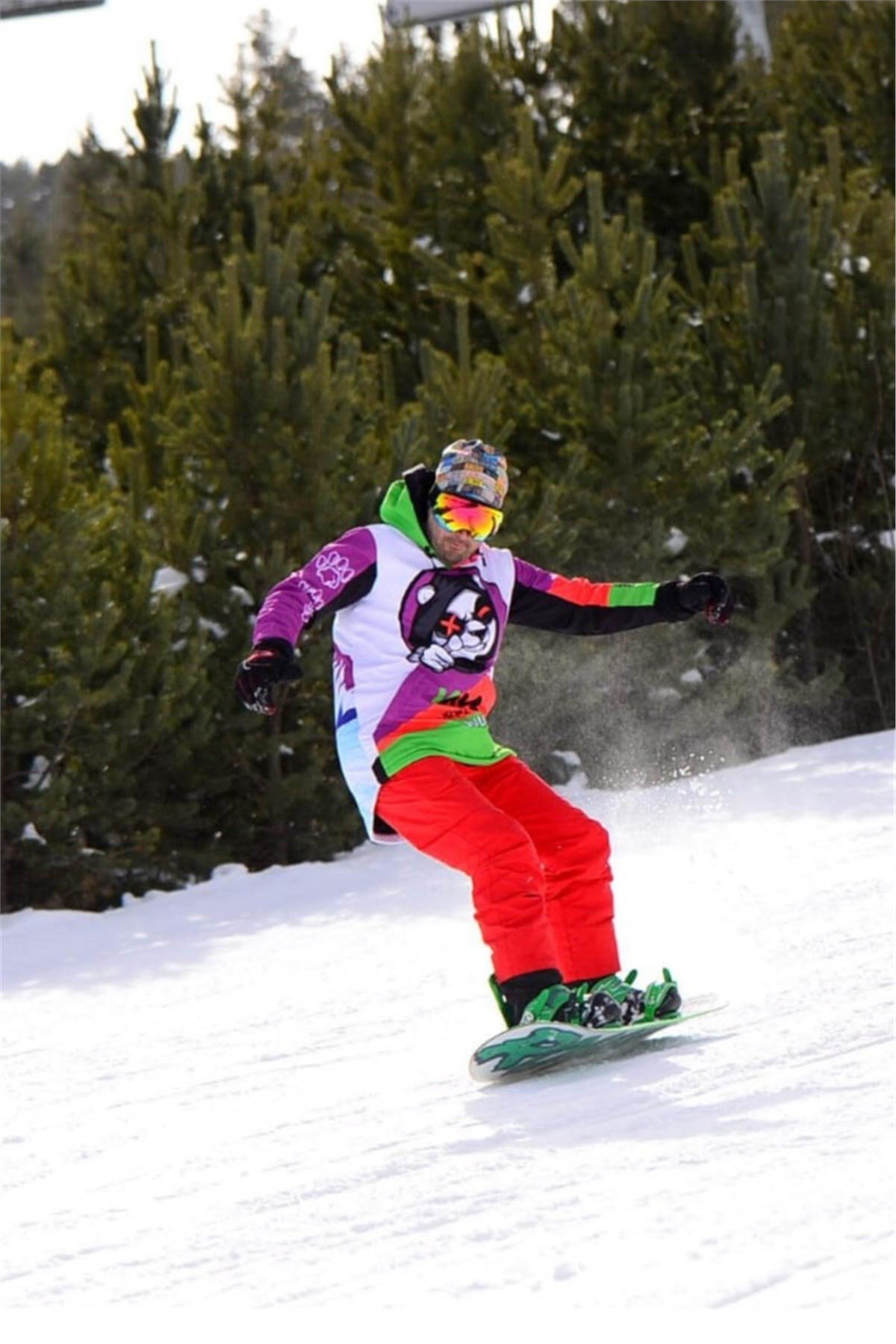 Snowsea SS7640-1 My World My Rules Snowsea Panda Snowboard Montu 