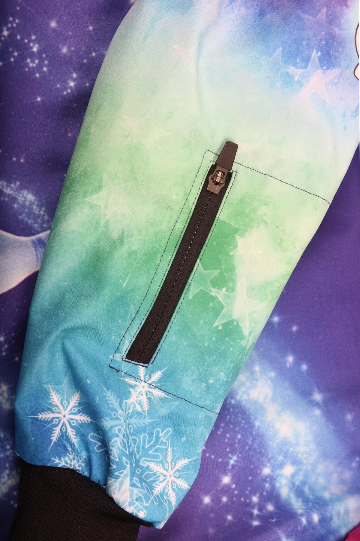 Snowsea SS7897 Elsa Kız Çocuk Montu, Frozen Kayak ve Snowboard Montu