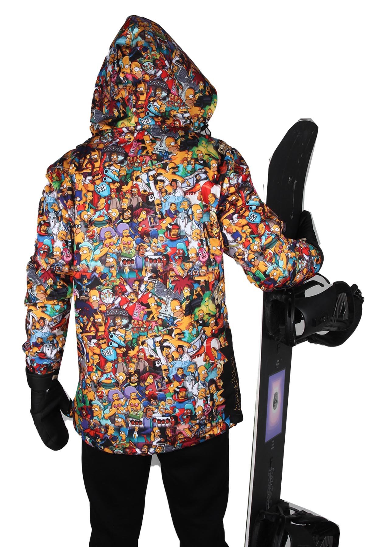 Snowsea SS7907 Simpsons Yaka Fermuarlı Kayak ve Snowboard Montu