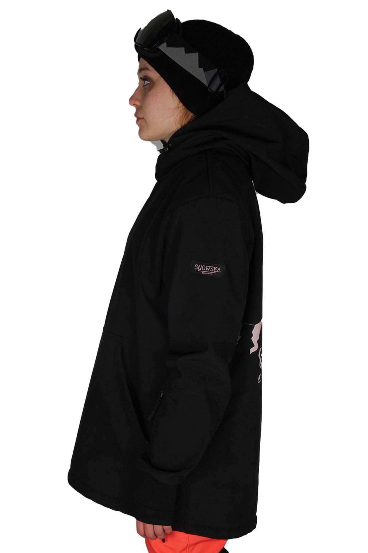 Snowsea SS7908 Siyah Snowboard Montu, Kadın Kayak Montu
