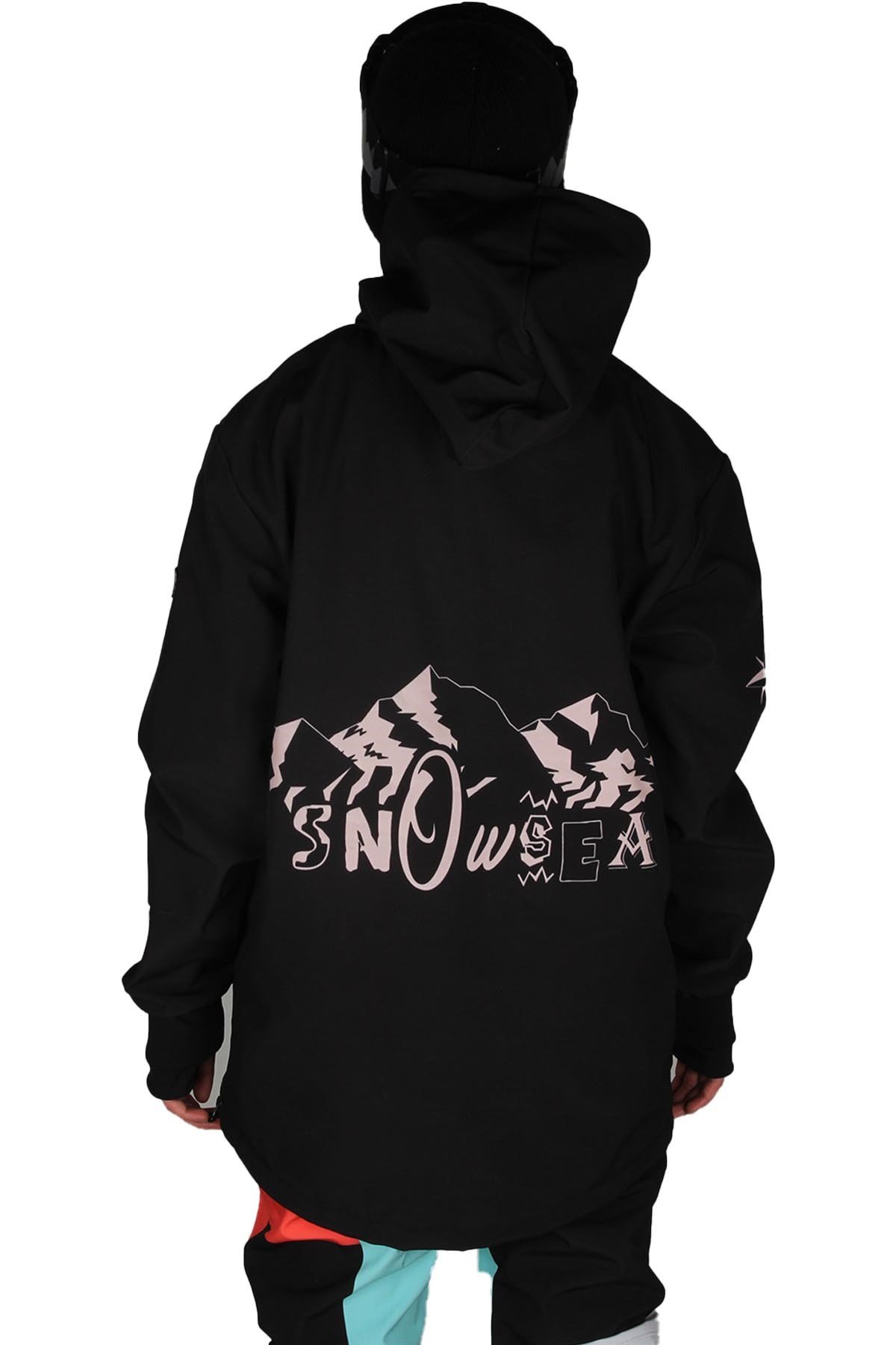 Snowsea SS7908 Siyah Snowboard Montu, Kadın Kayak Montu