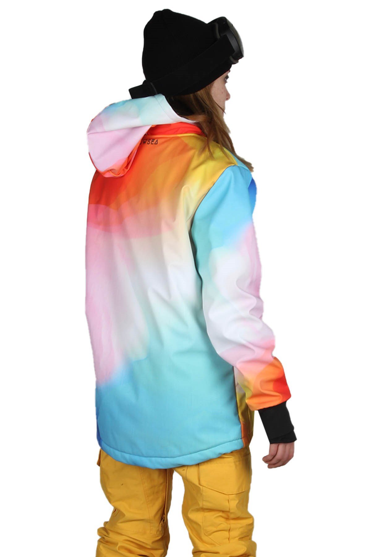 Snowsea SS7915 Cool Teddy Kadın Kar ve Kayak Montu, Bayan Renkli Snowboard Montu