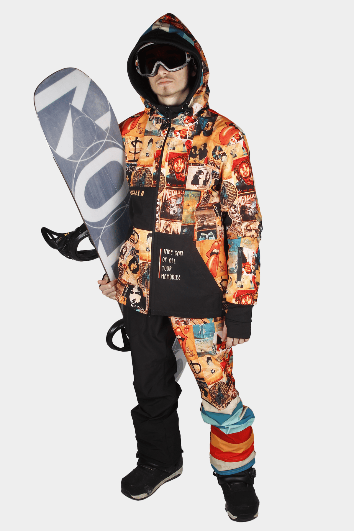 Snowsea SS7931 Vintage Kayak ve Snowboard Mont & Pantolon Takımı