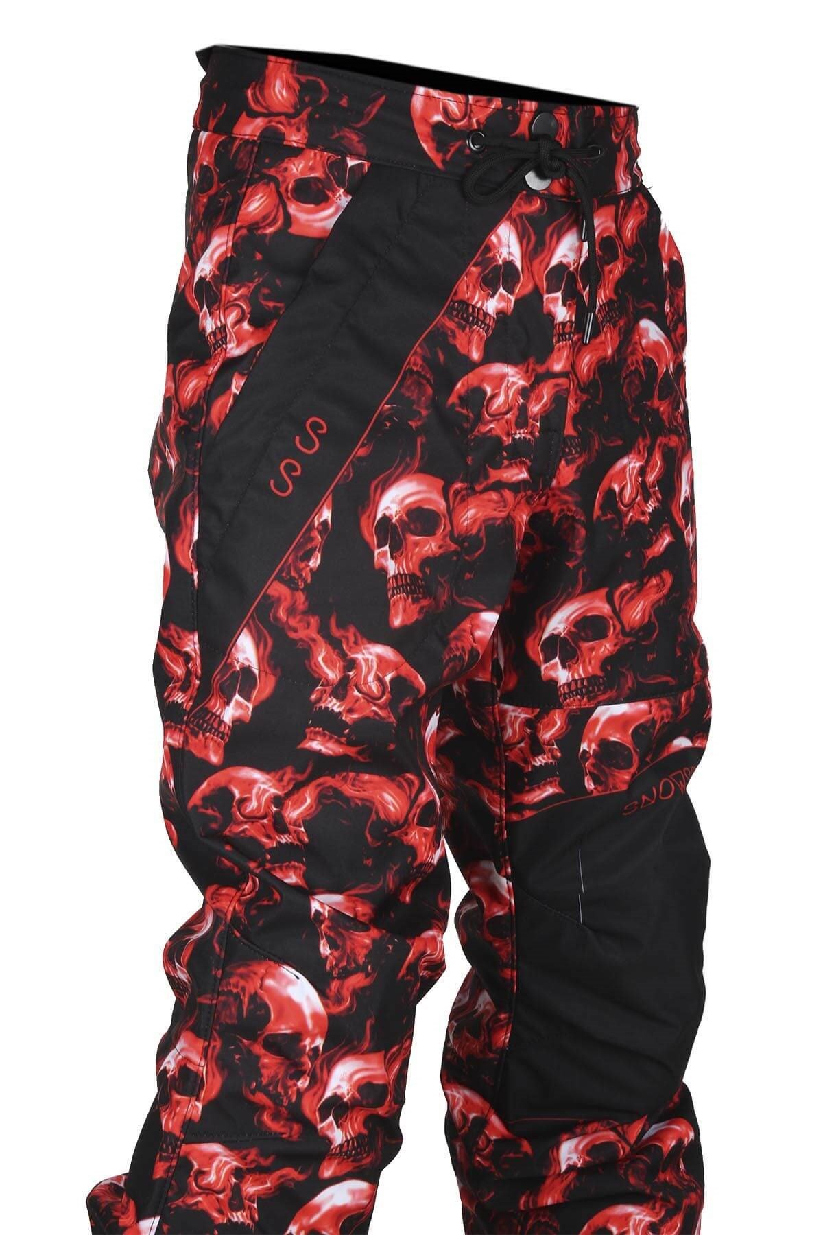 Snowsea SS7943 Skull Snowboard ve Kayak Pantolonu