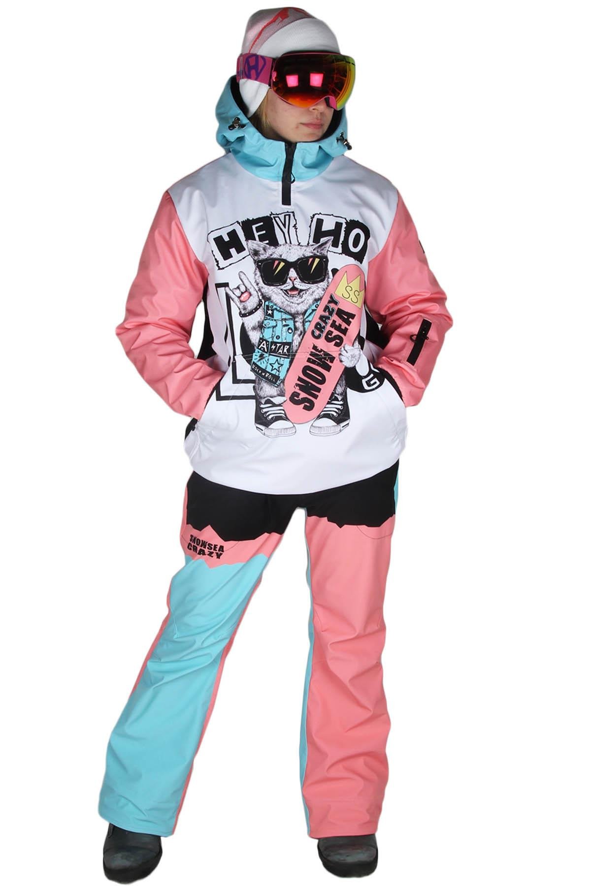 Snowsea SS796 80'S Snowboard ve Kayak Mont & Pantolon Takımı
