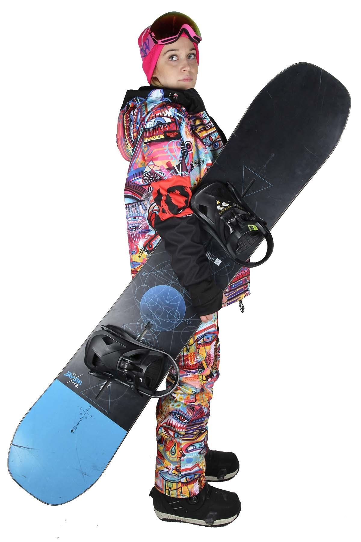 Snowsea SS7978 Artistic Touch Kadın Snowboard Mont & Pantolon Takımı