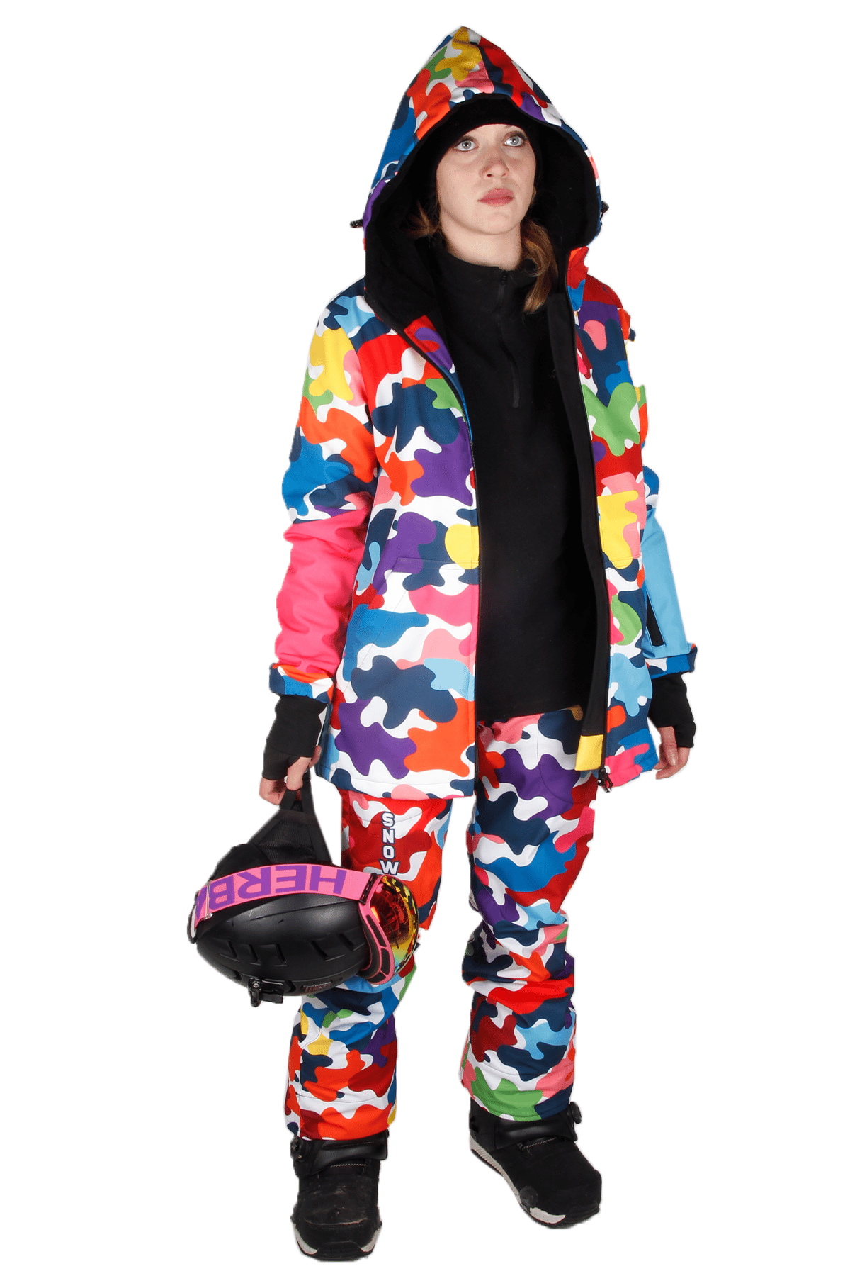Snowsea SS9020 Colorful Snowboard Mont & Pantolon Takım