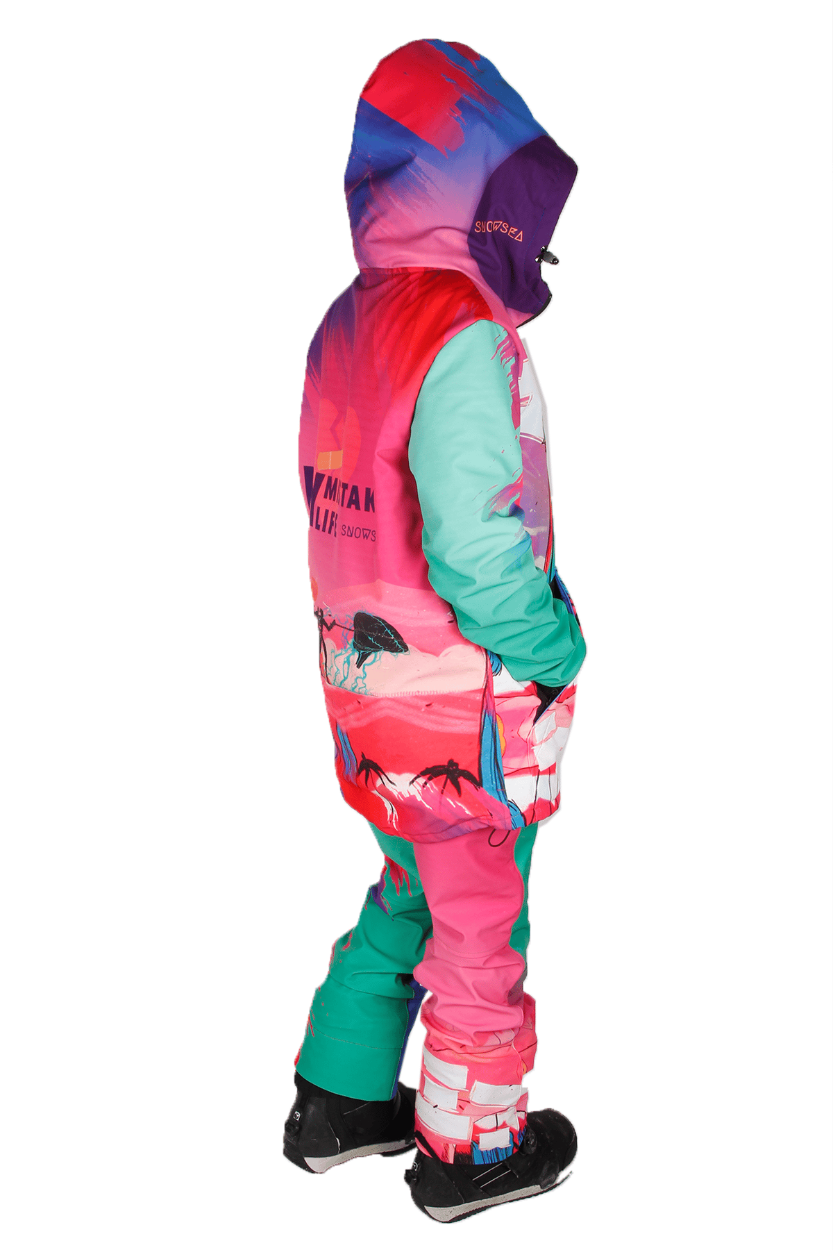 Snowsea SS9021 My Life Snowboard Mont & Pantolon Takım