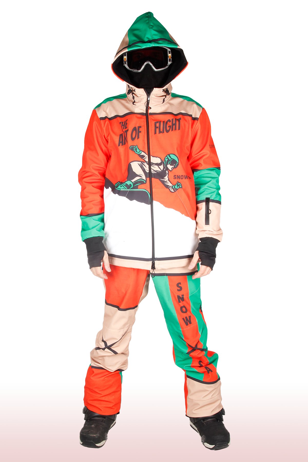 Snowsea SS9022 The Art Of Flıght Snowboard Mont & Pantolon Takım