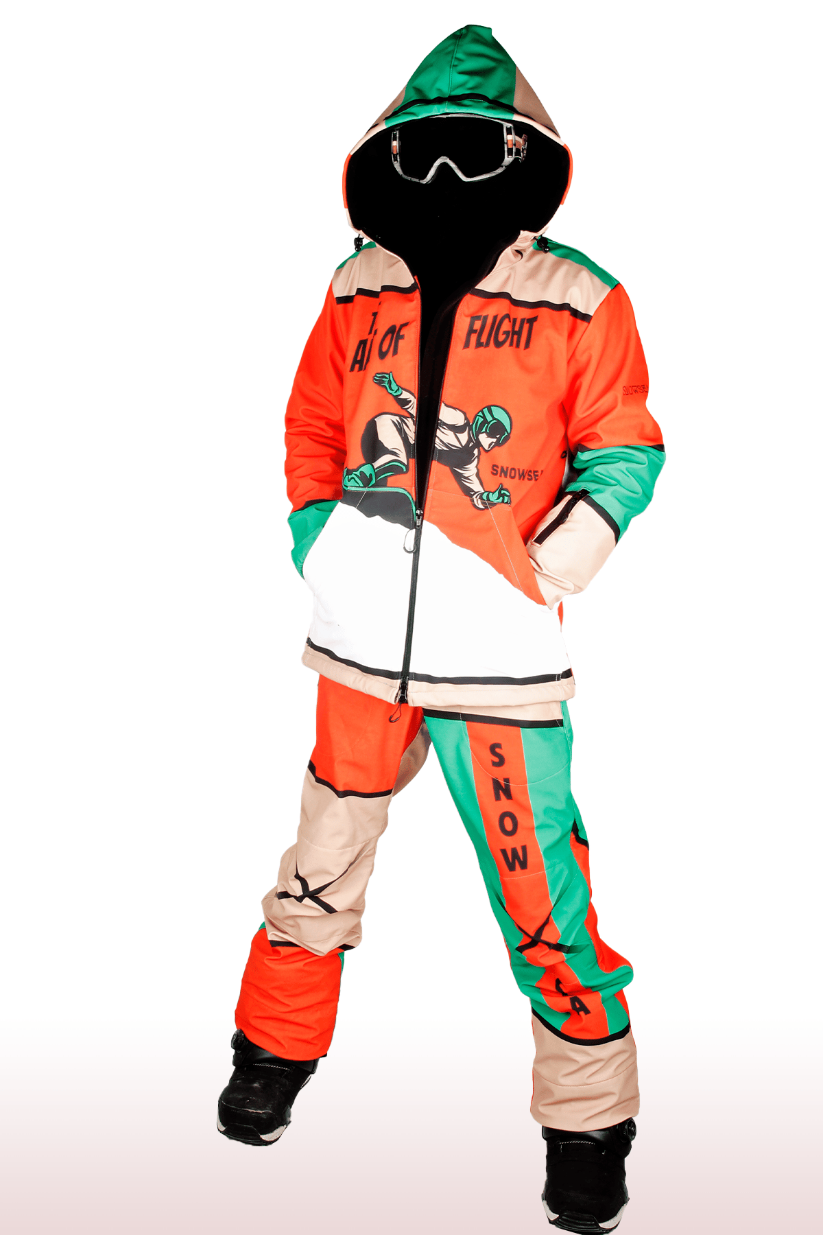 Snowsea SS9022 The Art Of Flıght Snowboard Mont & Pantolon Takım