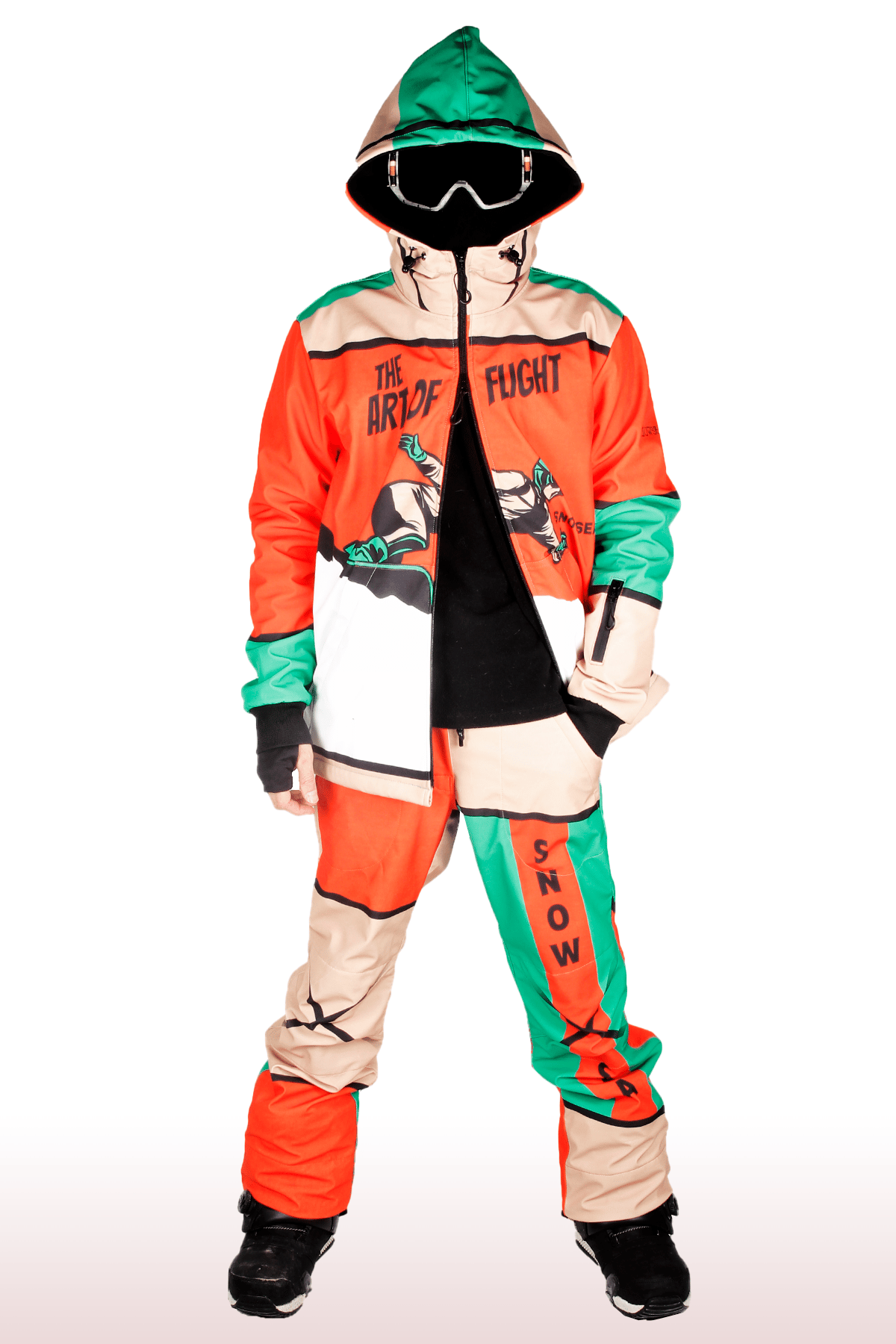 Snowsea SS9022 The Art Of Flıght Snowboard Mont & Pantolon Takım