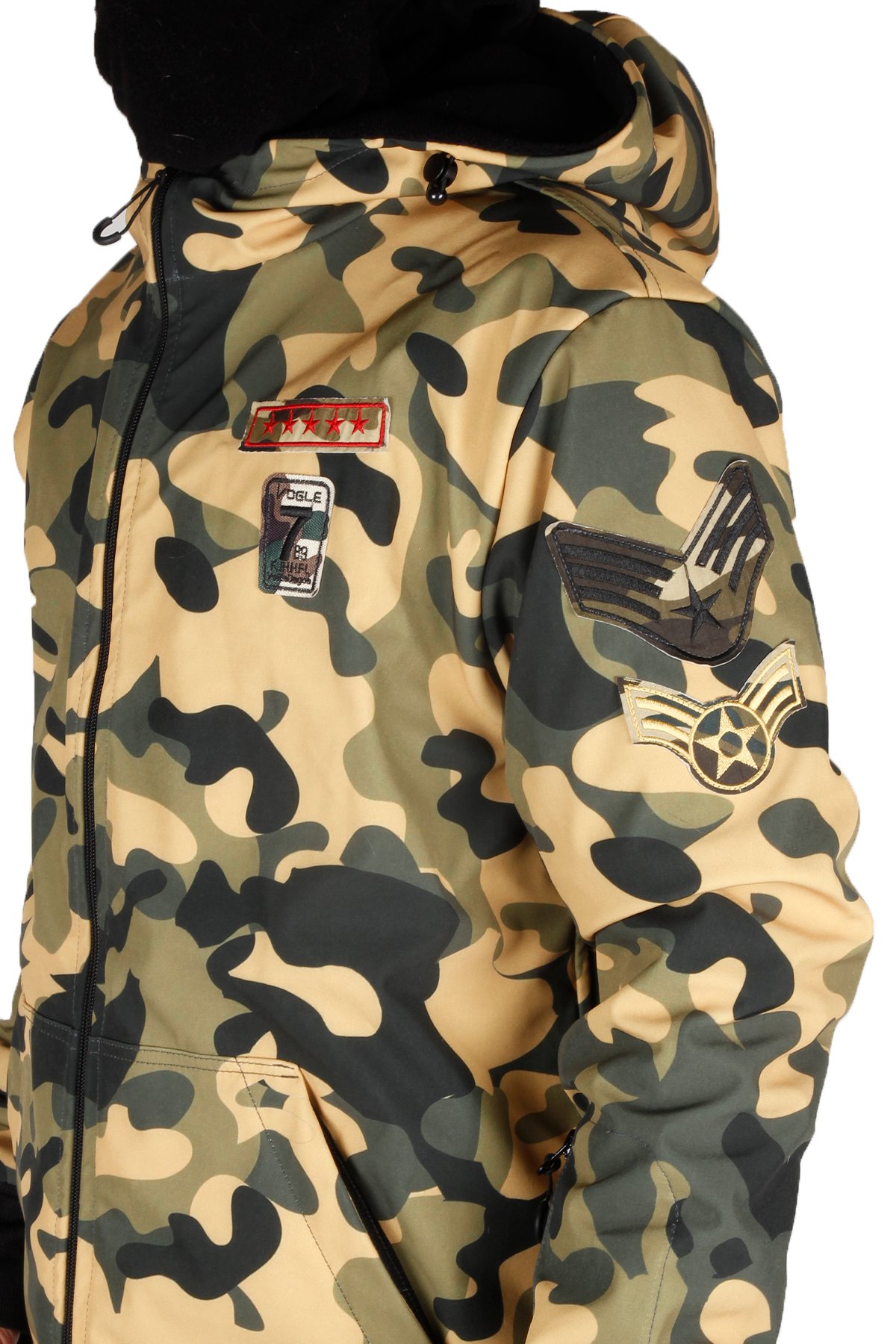 Snowsea SS9025 Camouflage Erkek Kayak Mont & Pantolon Takım