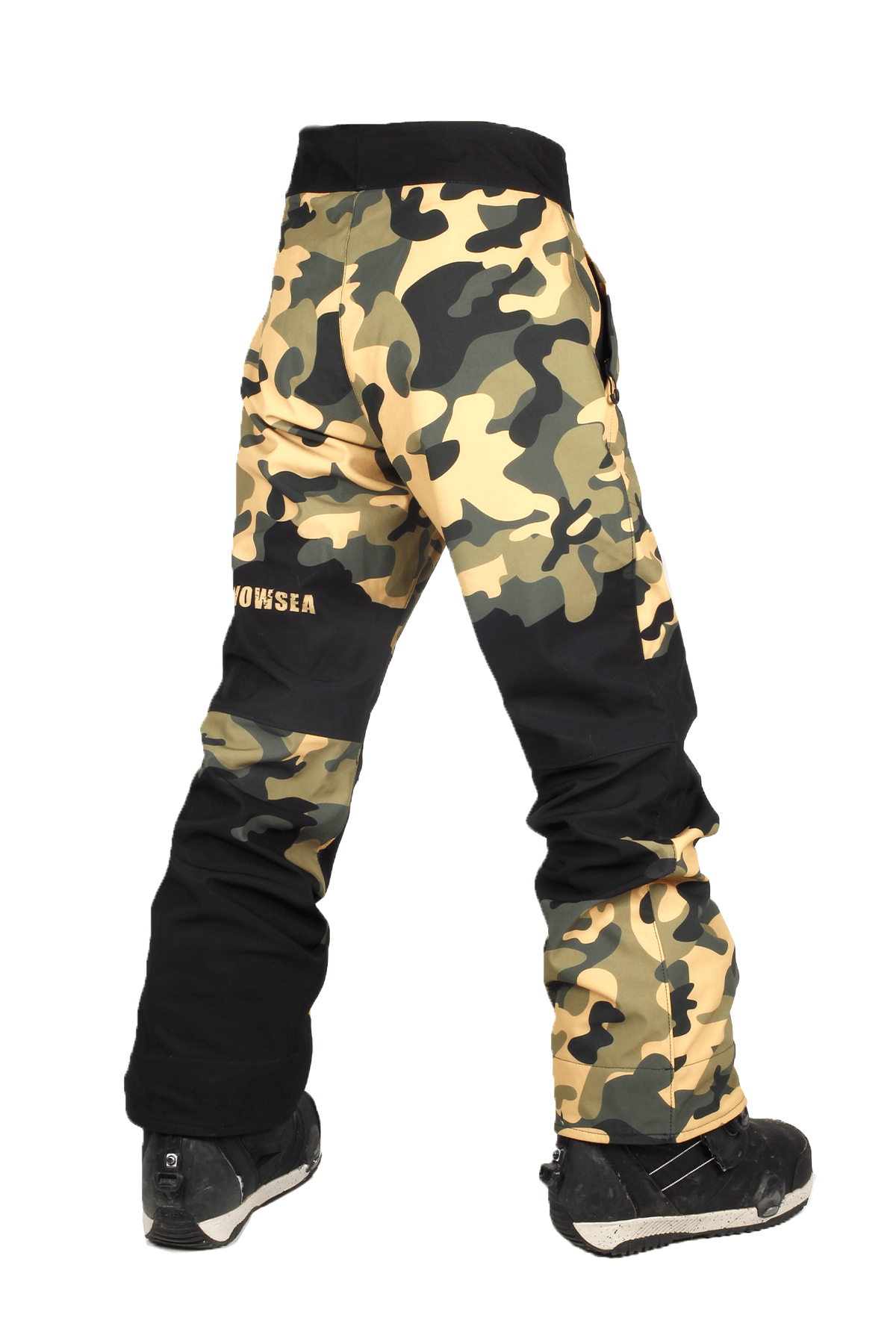 Snowsea SS9028-2 Camouflage Erkek Snowboard Pantolonu, Kar Pantolonu