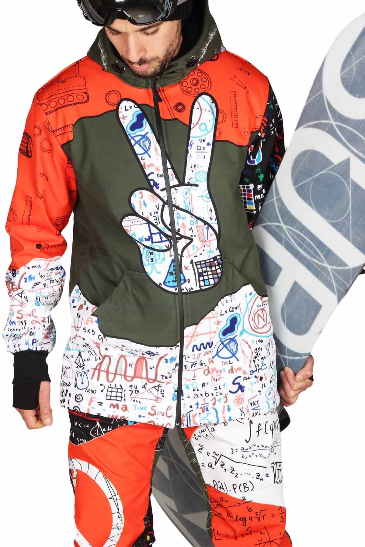 Snowsea SST2100-1 Peace Formule Snowboard Mont Pantolon Takım