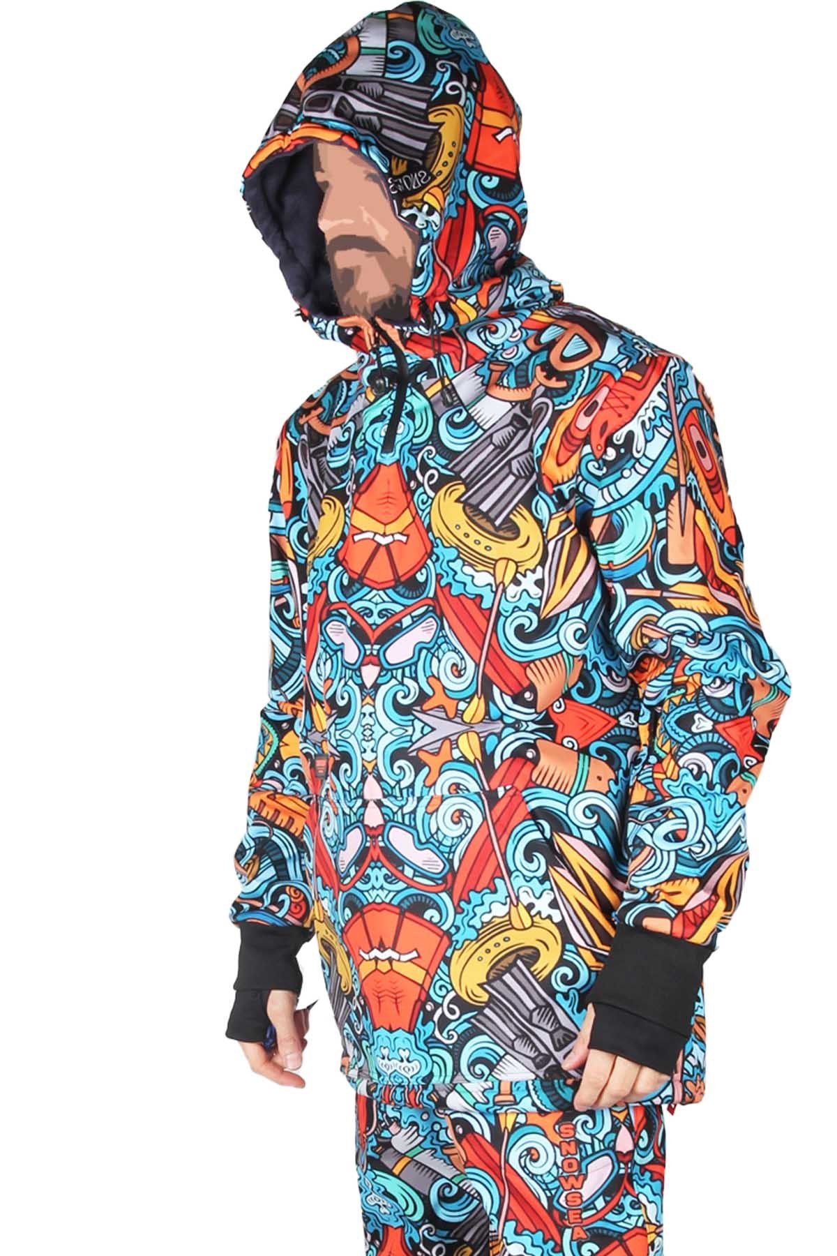 Snowsea Tasarım SS7886 Kayak ve Snowboard Mont ve Pantolon Takımı