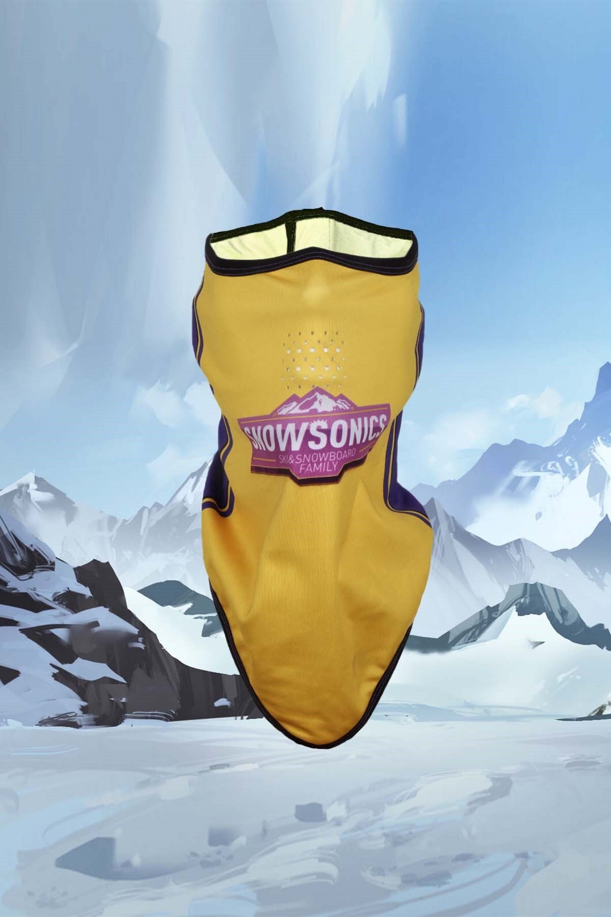Snowsonics Özel Kayak & Snowboard Maskesi
