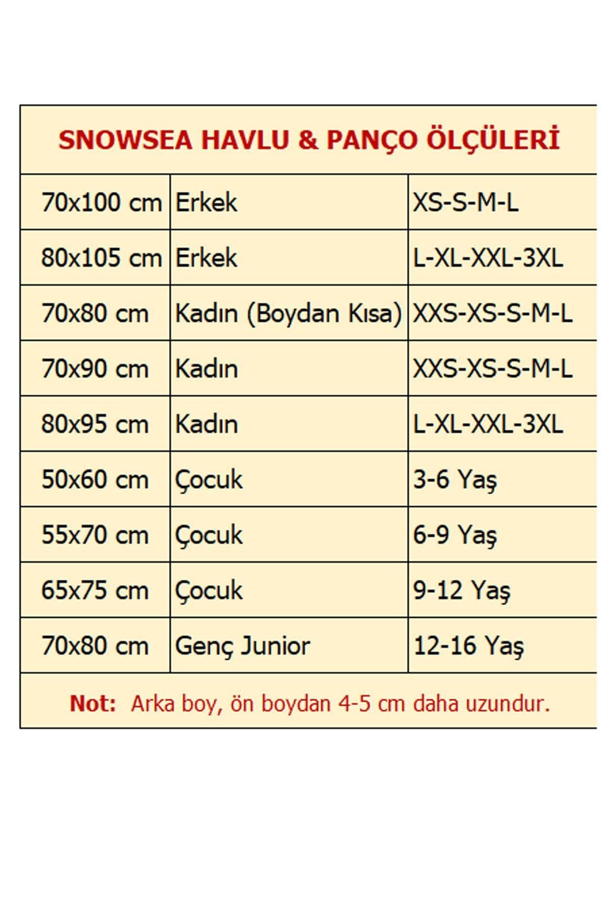 Snowsonics Özel Tasarım Plaj Surf Pançosu, Panço Havlu