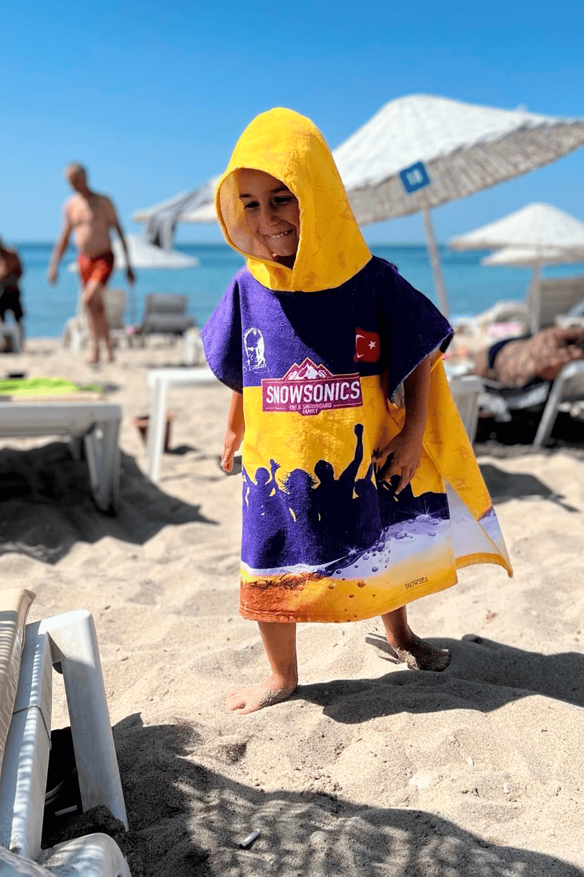 Snowsonics Özel Tasarım Plaj Surf Pançosu, Panço Havlu