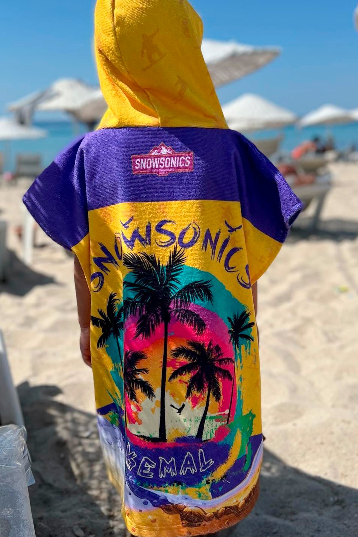 Snowsonics Özel Tasarım Plaj Surf Pançosu, Panço Havlu