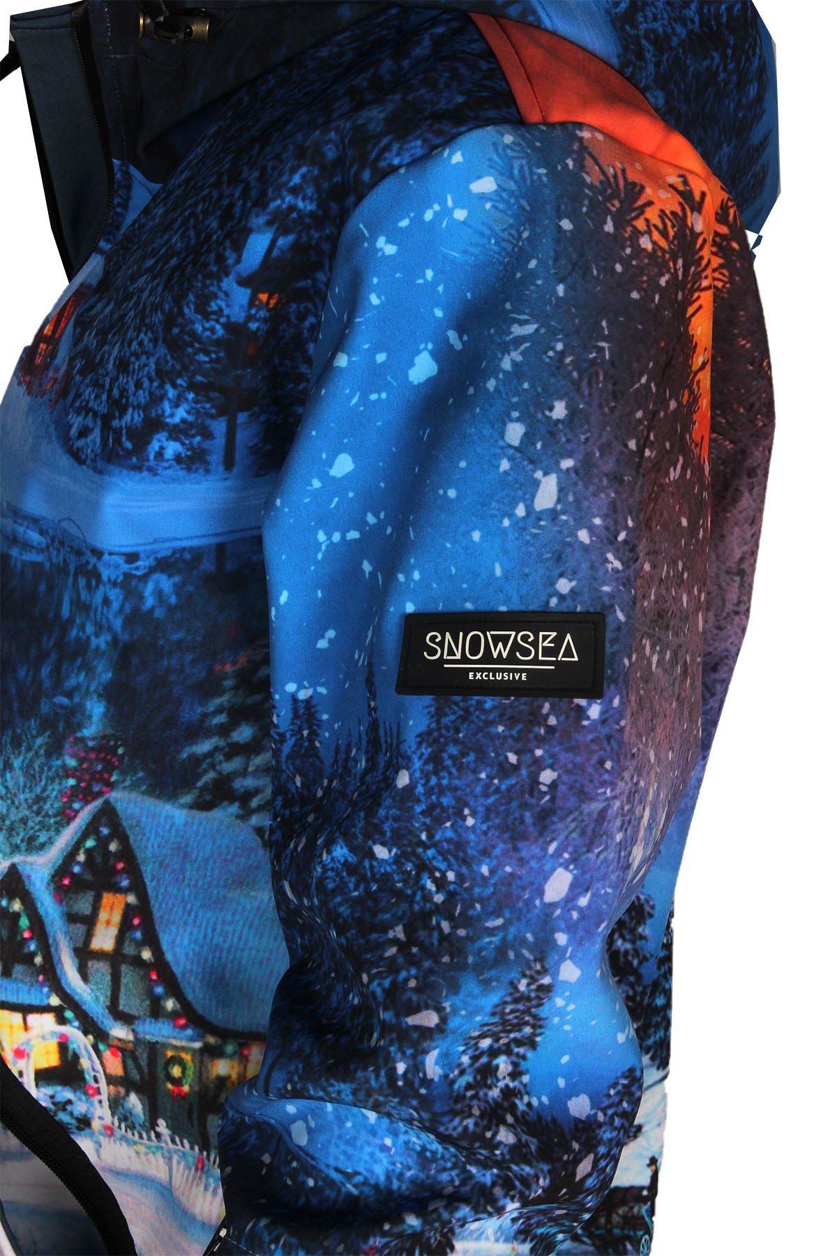 Snowy Night Kadın Kayak Montu, Snowsea SS7815 Su ve Rüzgar Geçirmez Snowboard Montu
