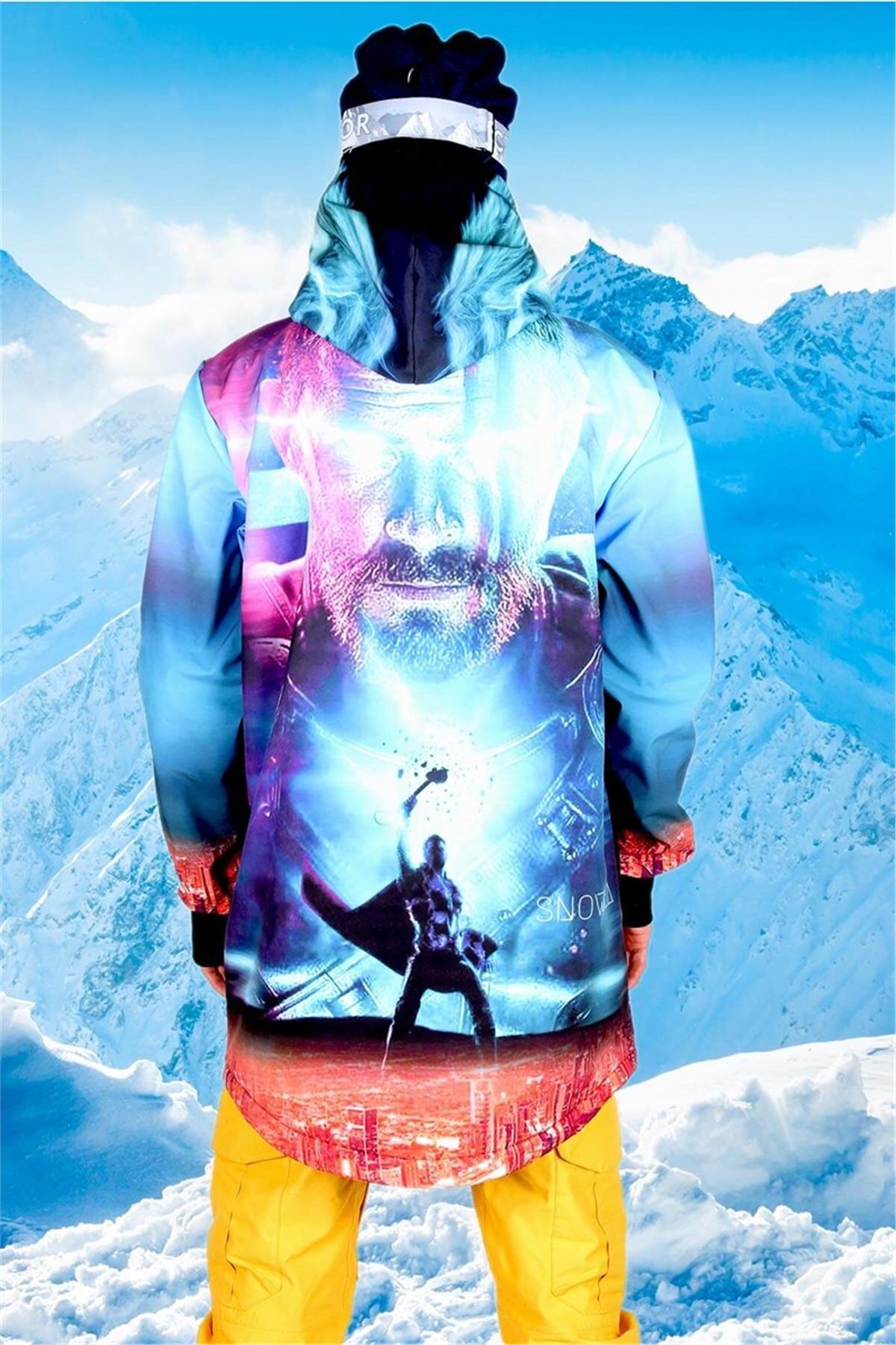Tasarım Erkek Kayak ve Snowboard Montu / SS7614