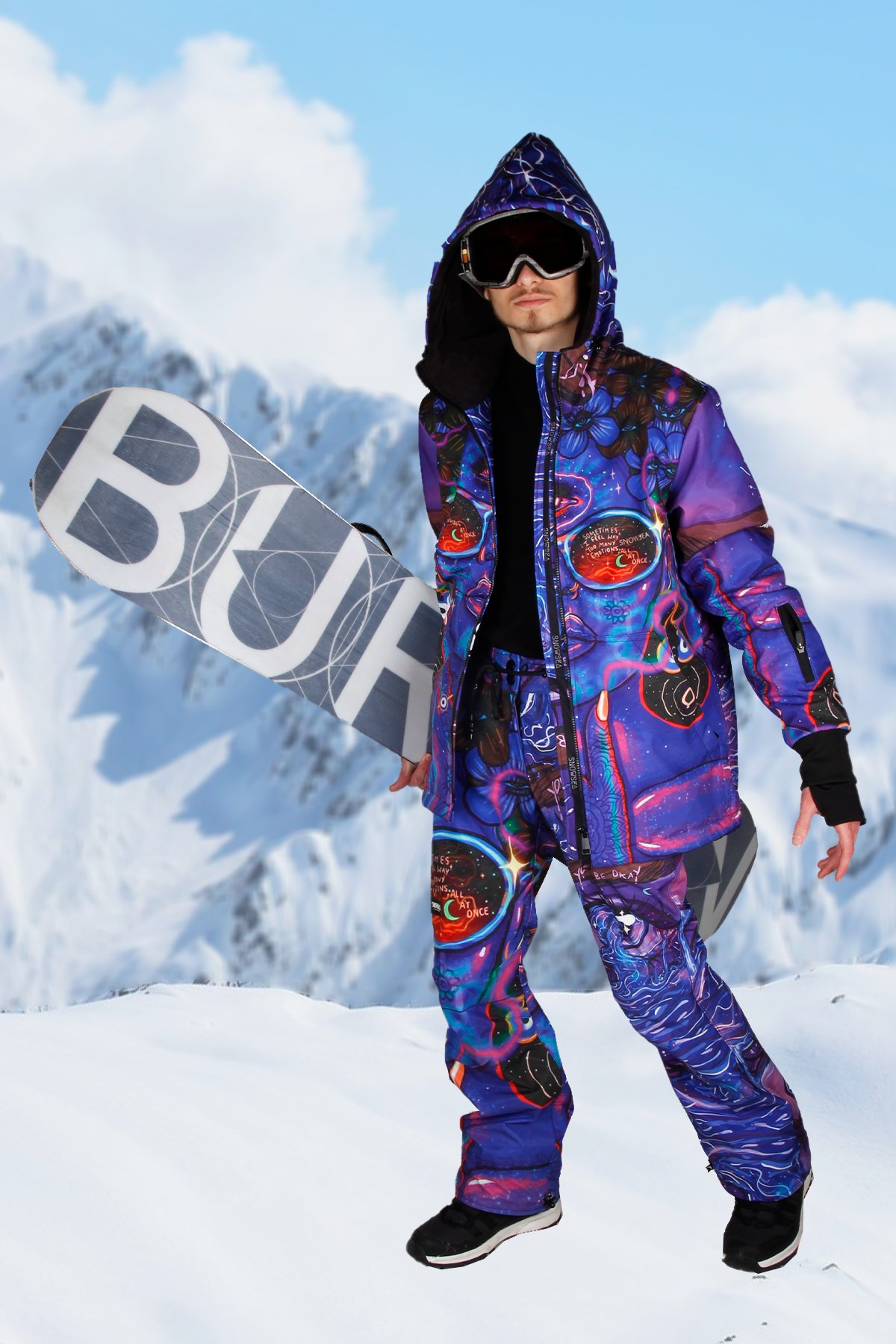 Tears Kayak ve Snowboard Erkek Mont & Pantolon Takımı