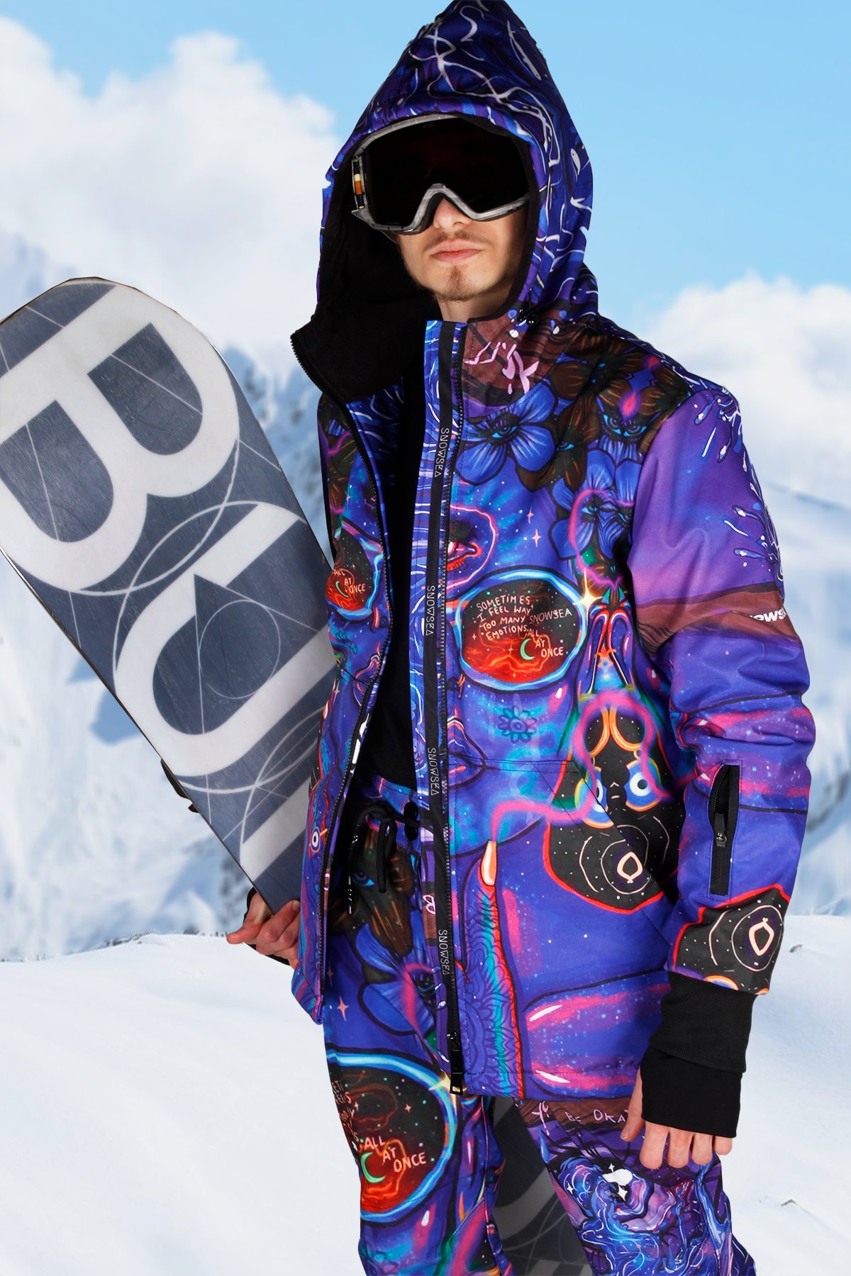 Tears Kayak ve Snowboard Erkek Mont & Pantolon Takımı